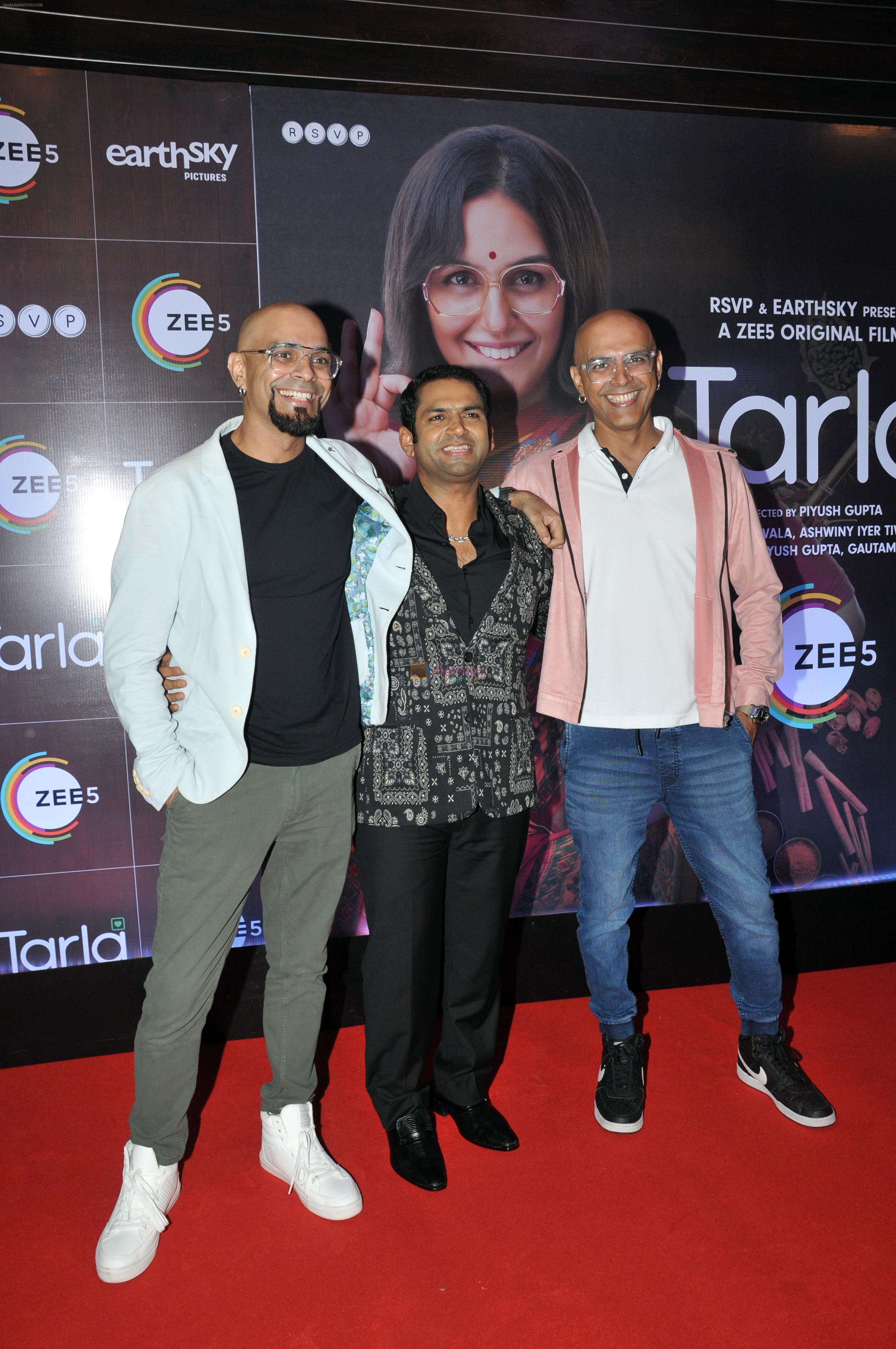 Raghu Ram, Sharib Hashmi, Rajiv Lakshman at the Screening of film Tarla on 6 July 2023