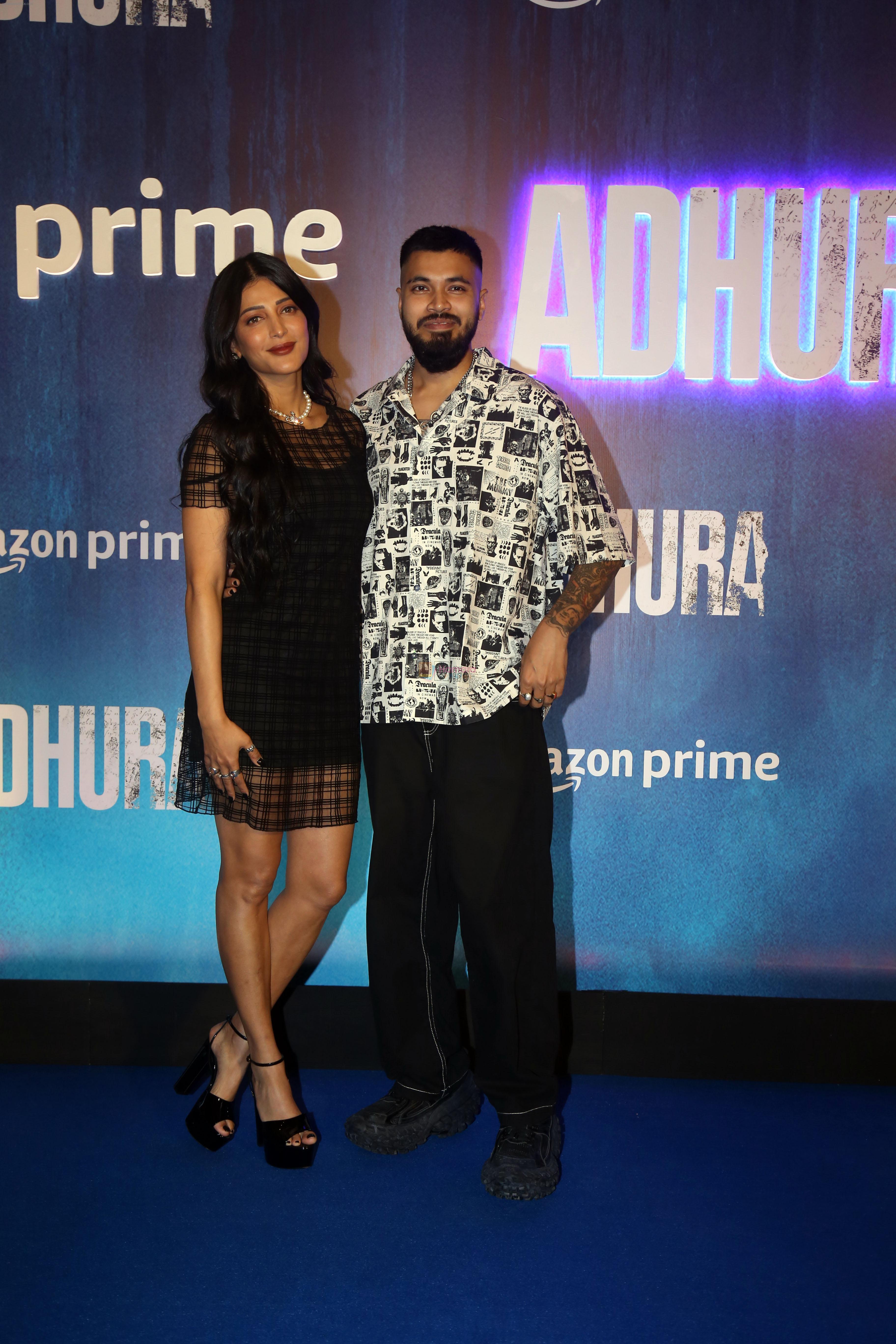 Shruti Haasan, Santanu Hazarika at the Screening of Horror Series Adhura on 6 July 2023