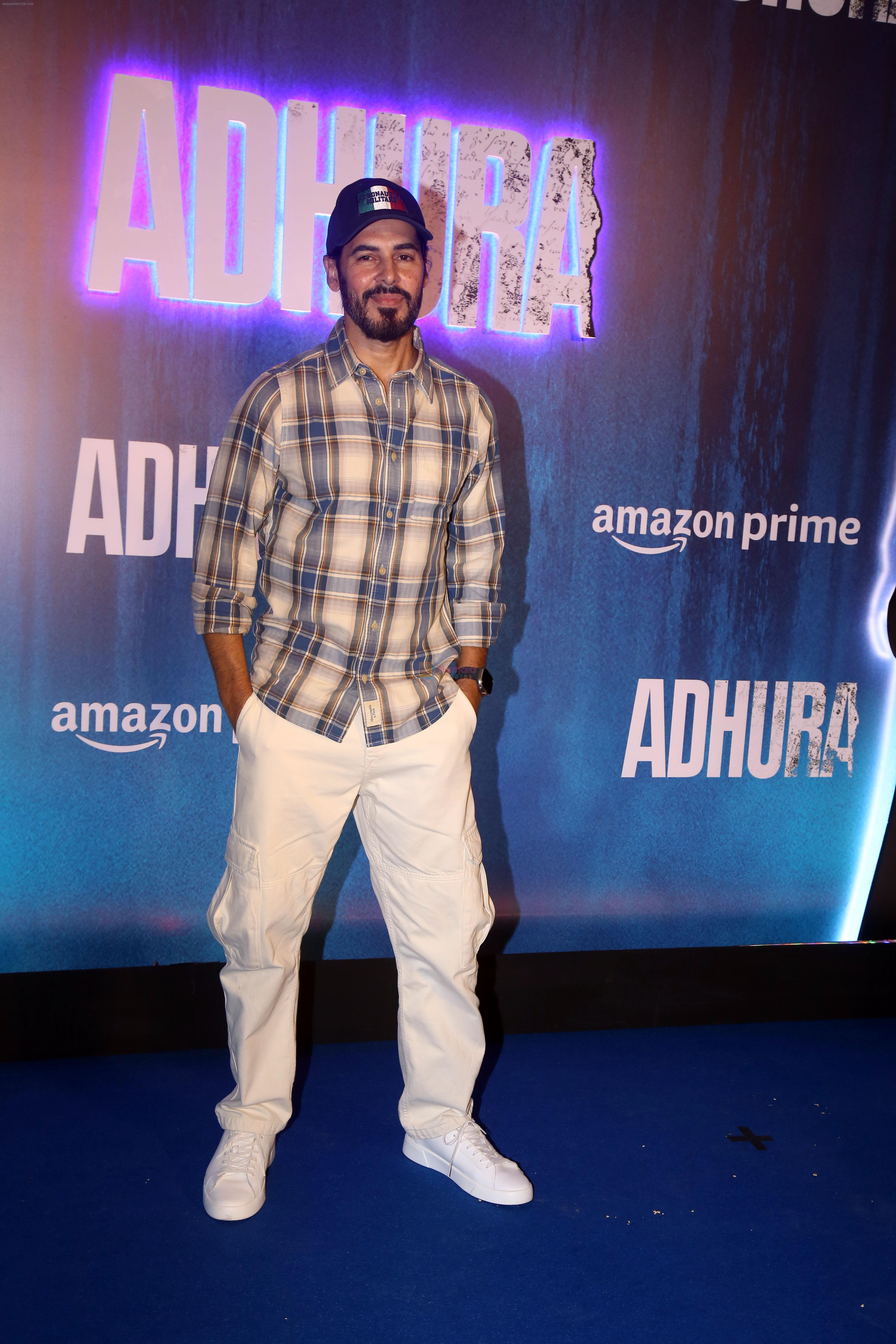 Dino Morea at the Screening of Horror Series Adhura on 6 July 2023