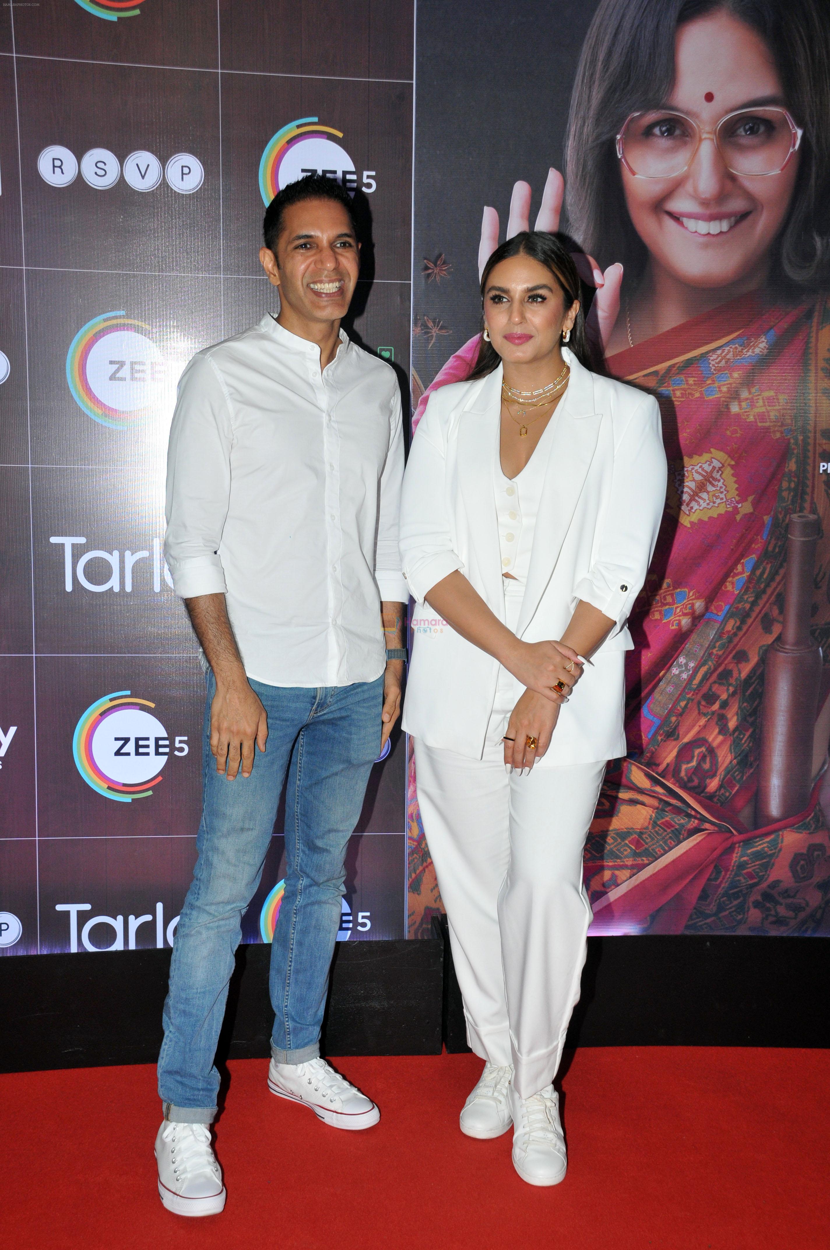 Manish Kalra, Huma Qureshi at the Screening of film Tarla on 6 July 2023