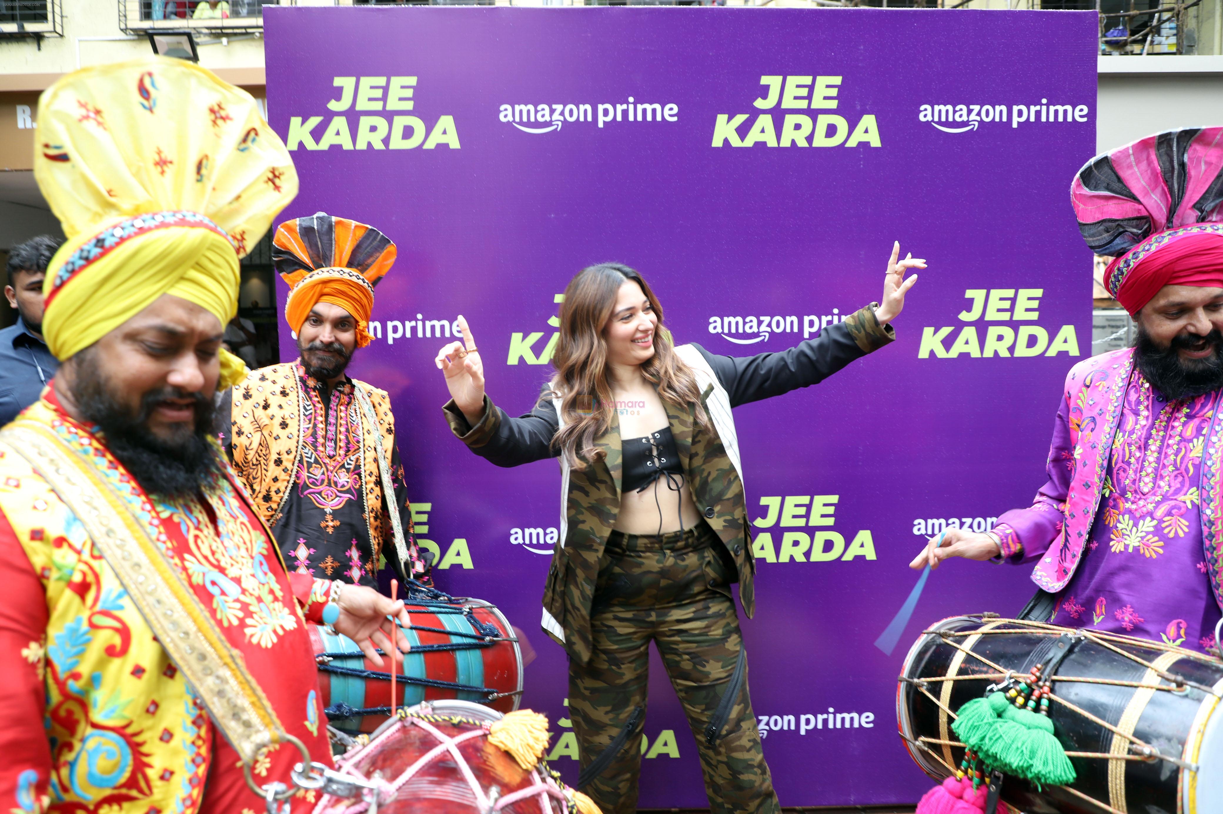 Tamannaah Bhatia promotes Jee Karda series at National College in Bandra on 14 July 2023