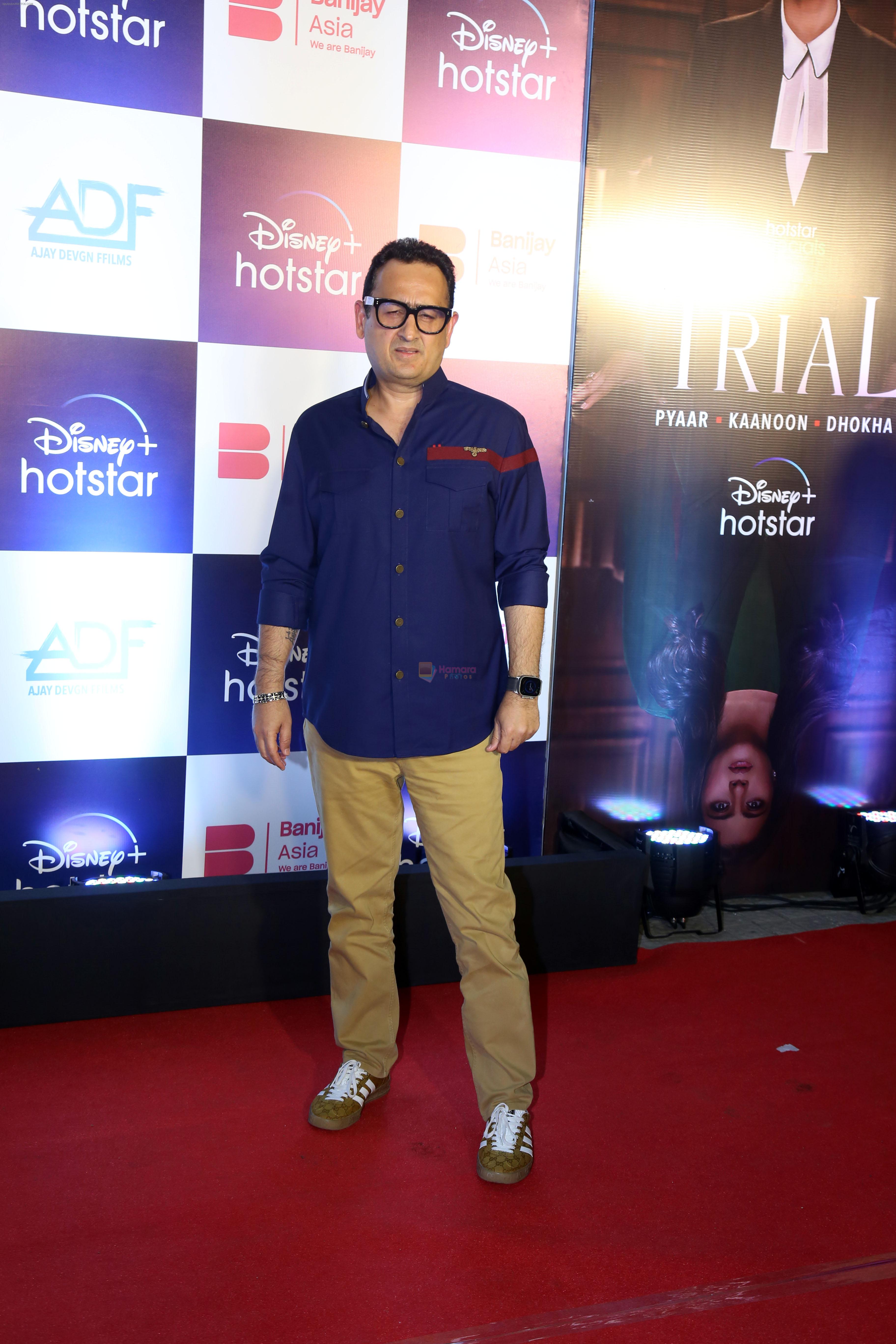 Vinod Bhanushali at the premiere of the series The Trial - Pyaar, Kaanoon, Dhokha on 13 July 2023
