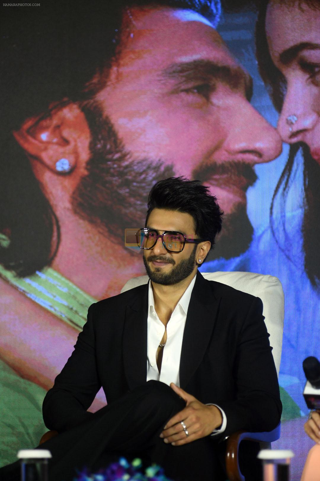 Ranveer Singh at the press conference of movie Rocky Aur Rani Ki Prem Kahani in Delhi on 18 July 2023