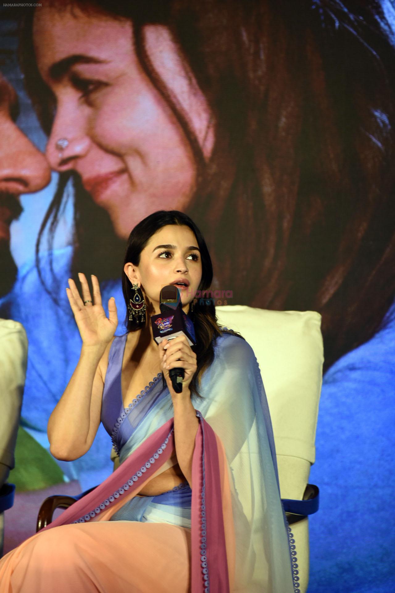 Alia Bhatt at the press conference of movie Rocky Aur Rani Ki Prem Kahani in Delhi on 18 July 2023
