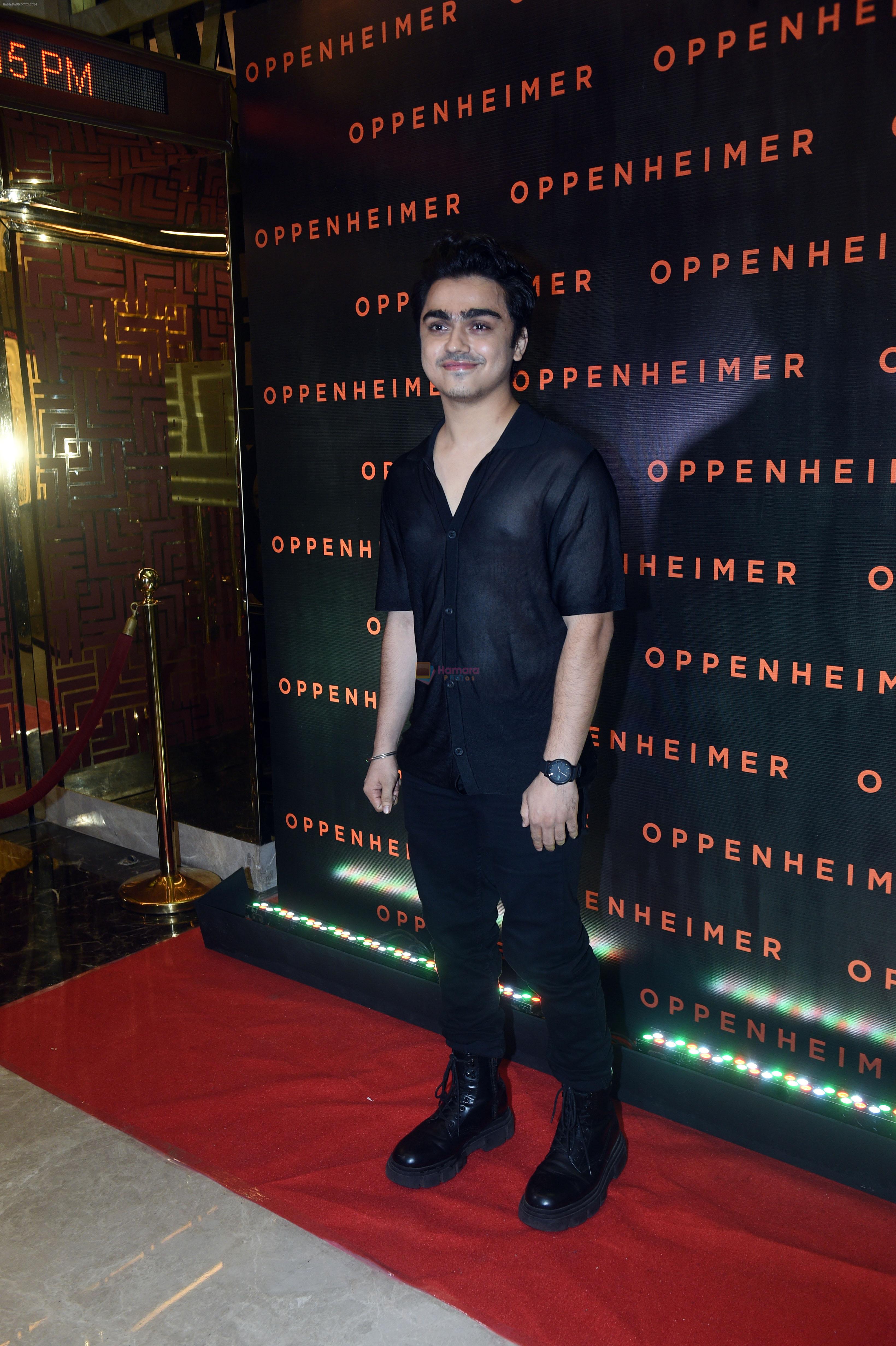 Rohan Shah at the special screening of film Oppenheimer on 19 Jul 2023