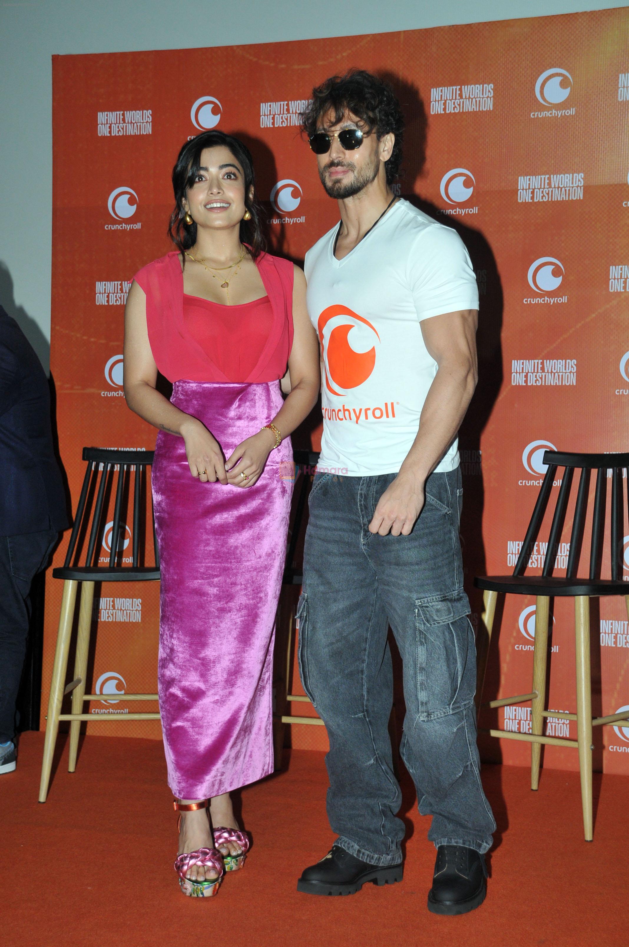 Rashmika Mandanna, Tiger Shroff become the brand ambassador for Crunchyroll