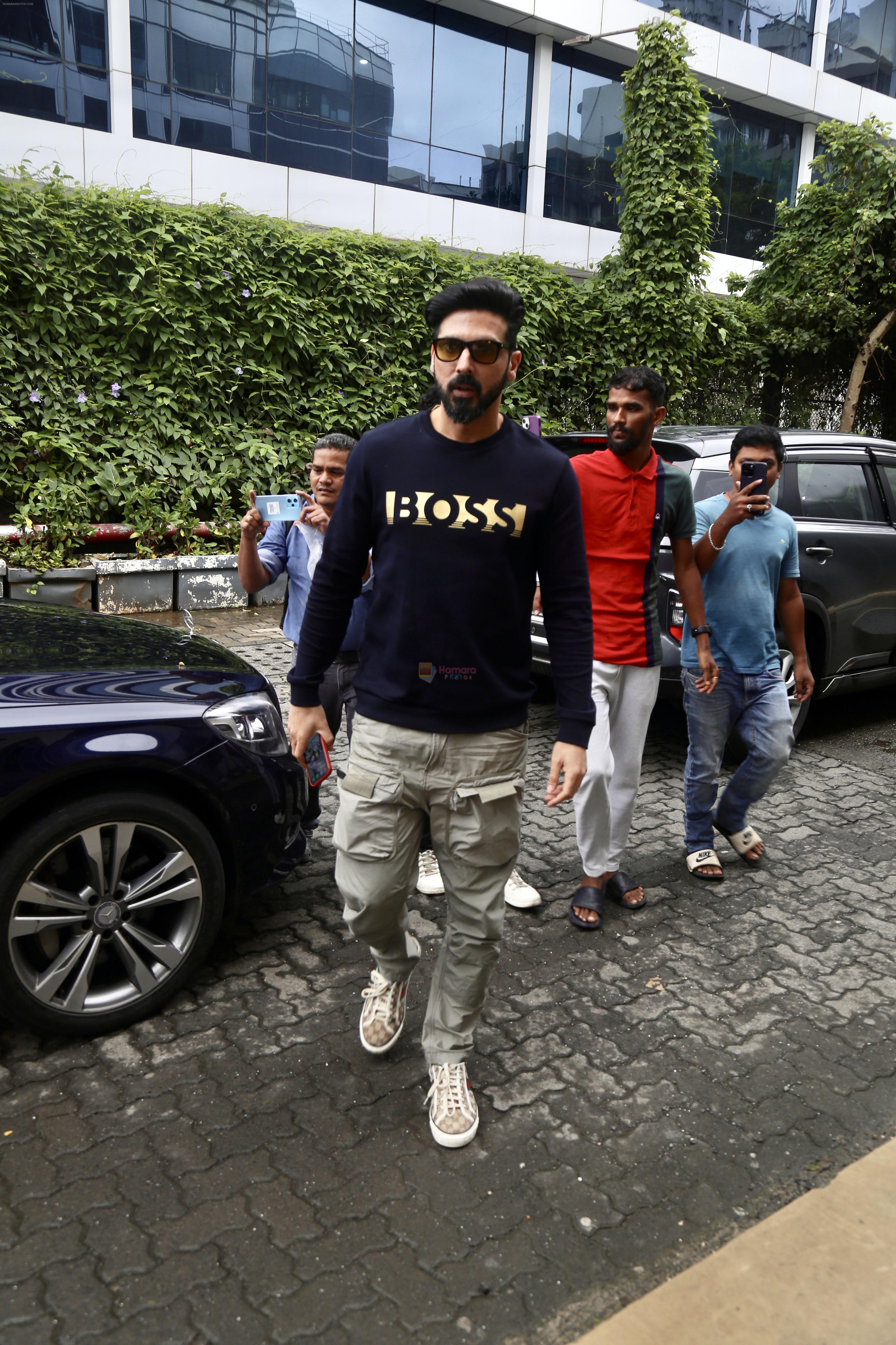 Zayed Khan seen at Lower Parel on 22 July 2023