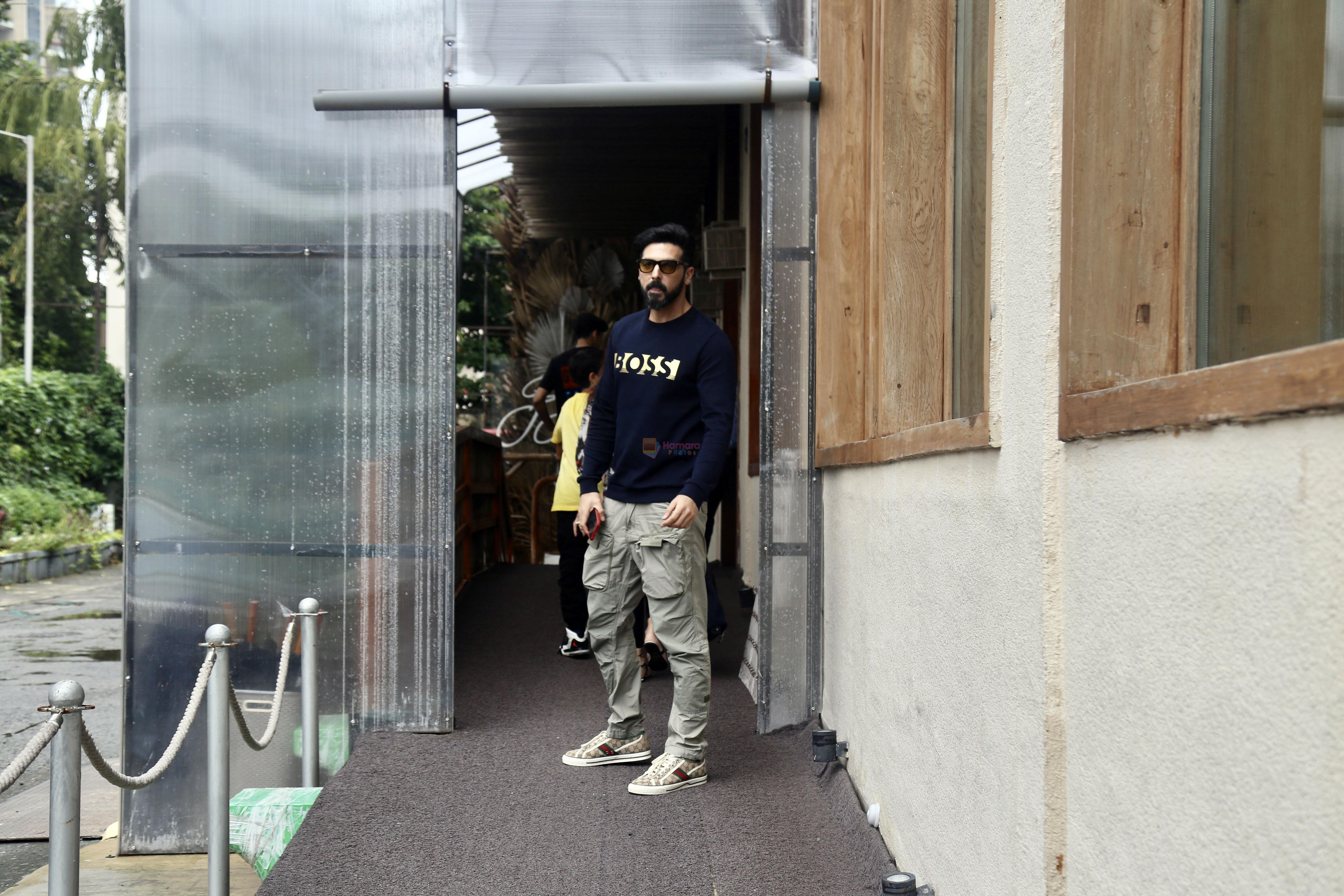 Zayed Khan seen at Lower Parel on 22 July 2023