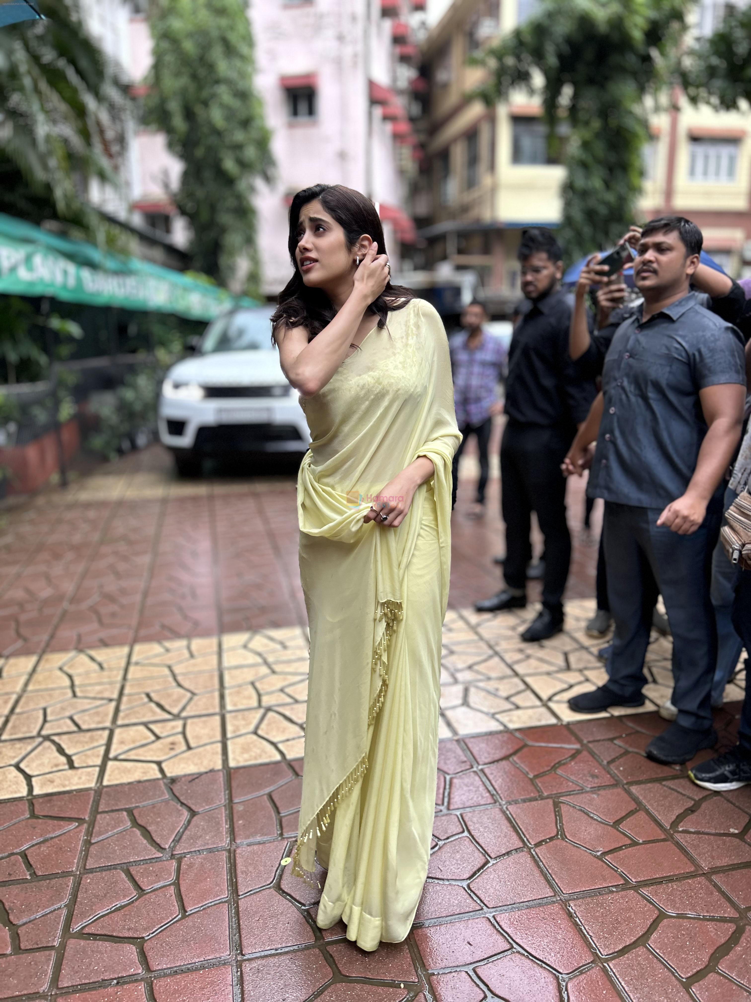 Janhvi Kapoor at the National College for Bawaal movie promotion on 24 July 2023