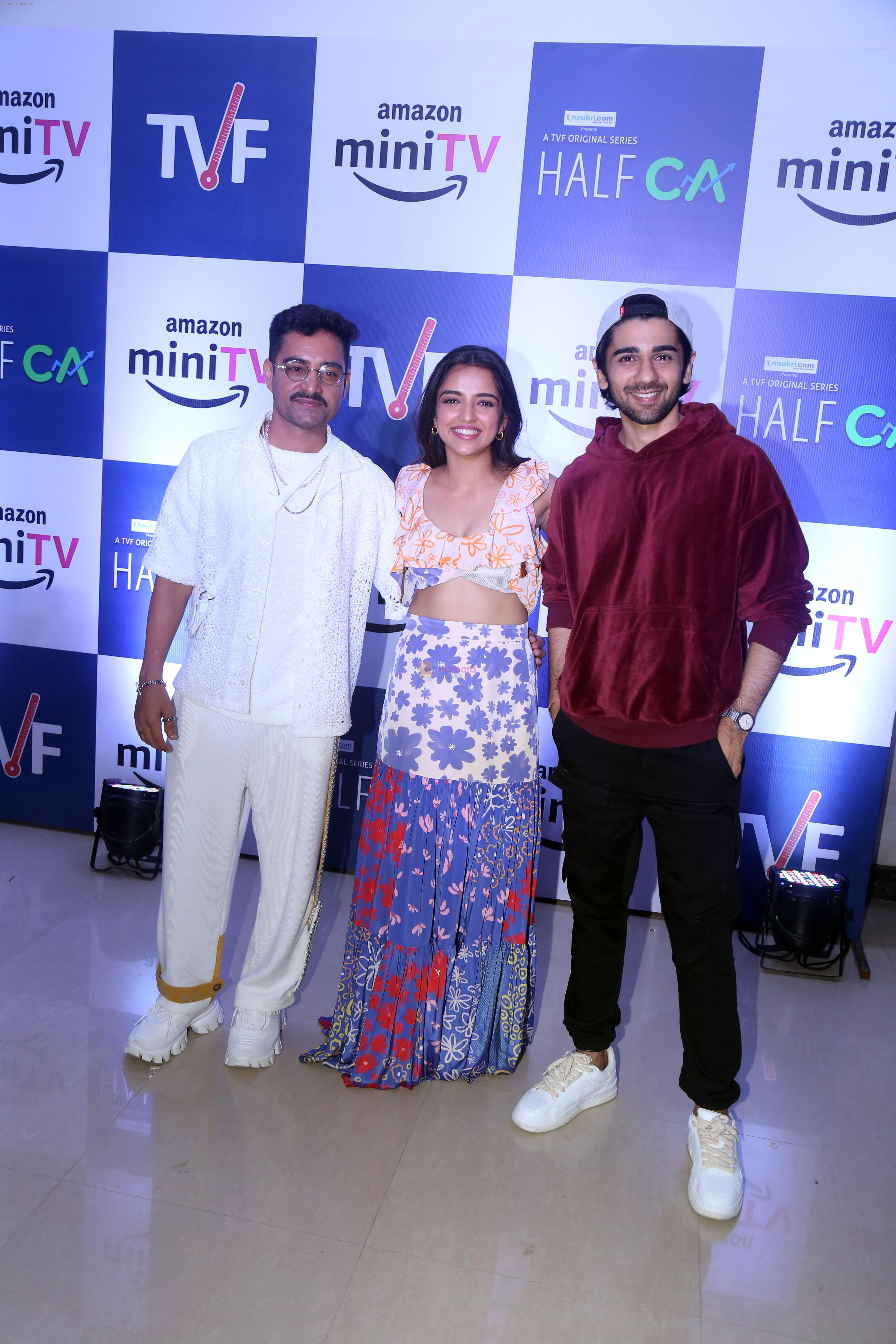 Ahsaas Channa, Guest, Prit Kamani at the Half CA Series Premiere on 25 July 2023
