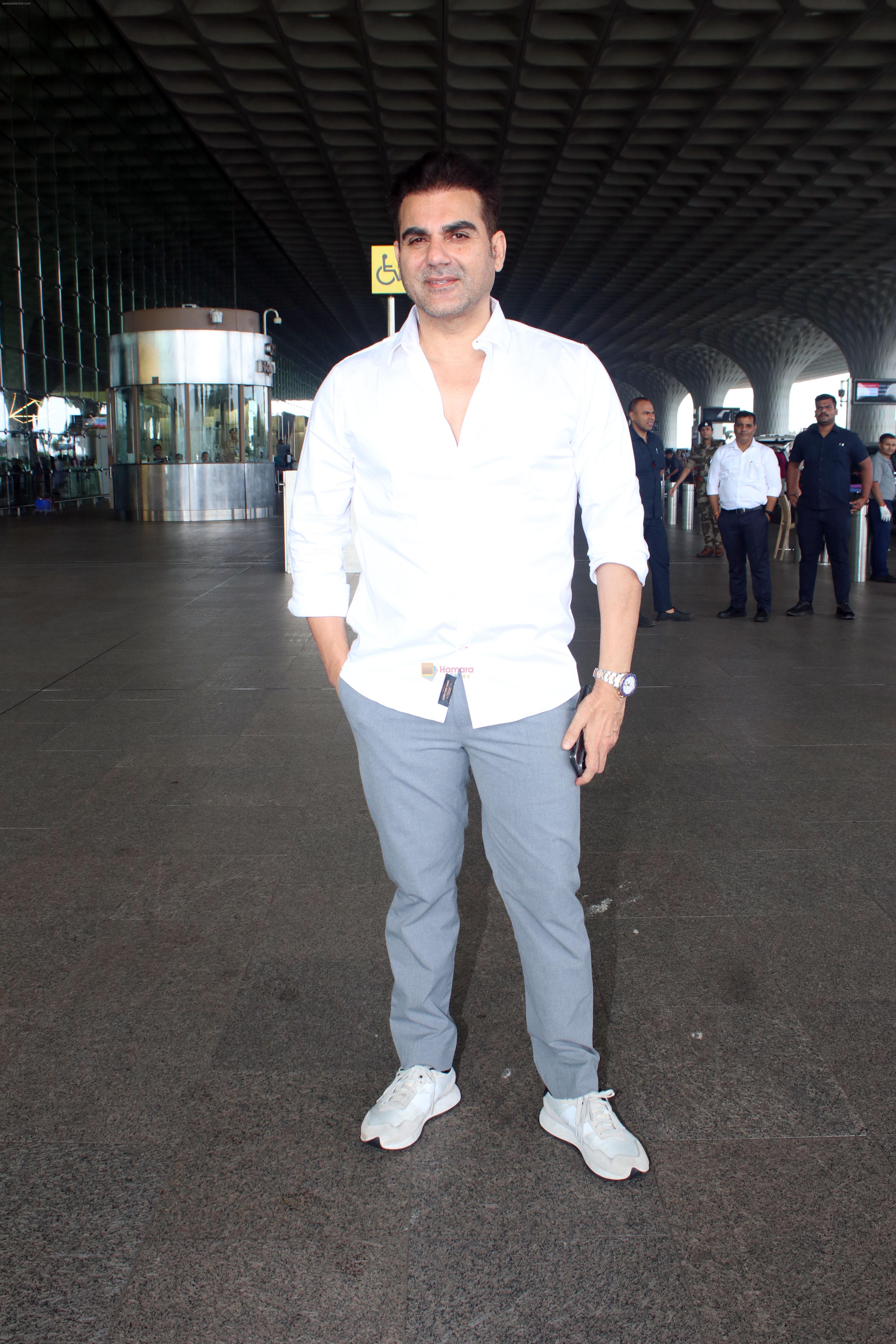 Arbaaz Khan seen at the airport on 30 July 2023