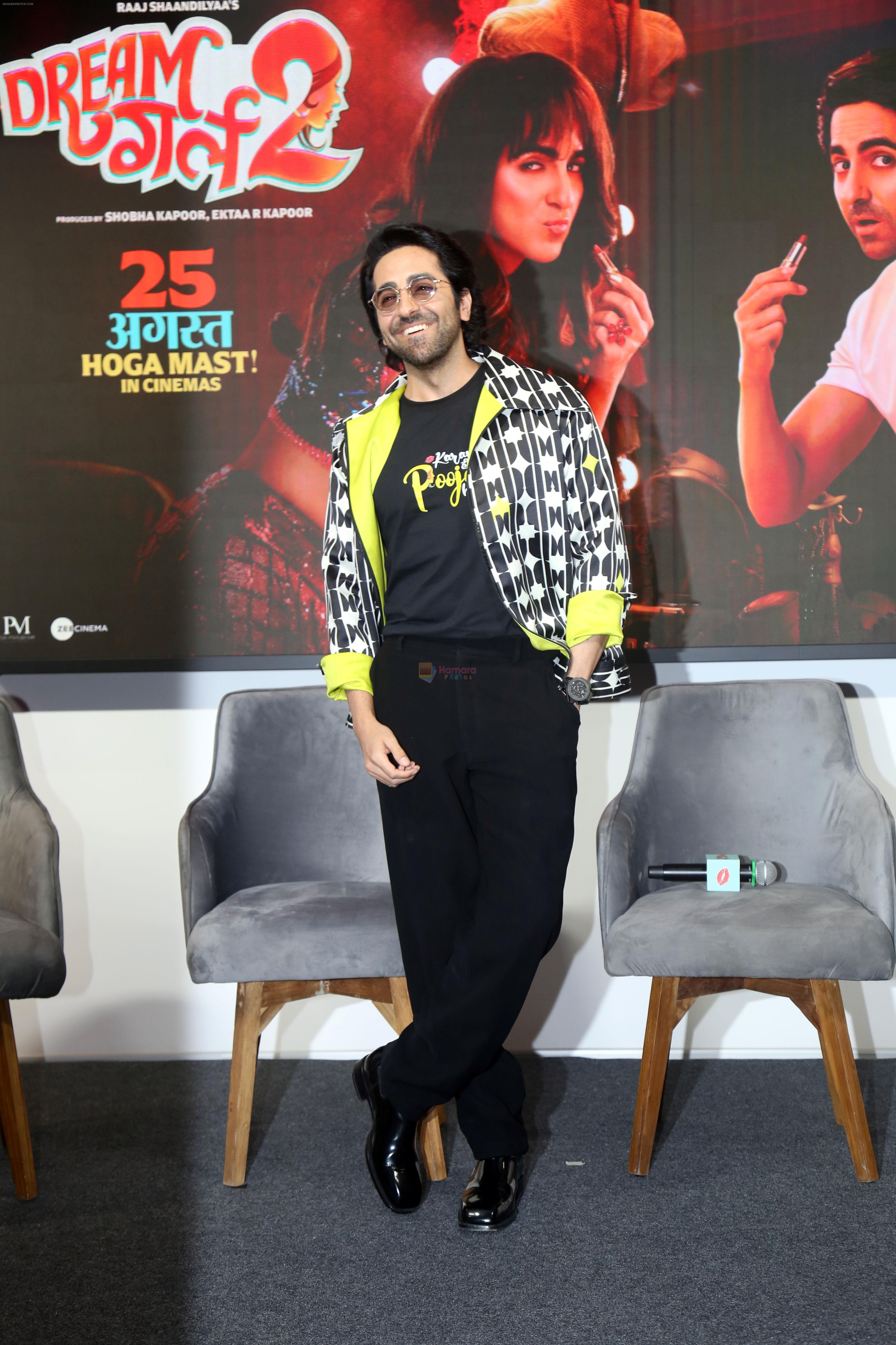 Ayushmann Khurrana at Dream Girl 2 Trailer Launch on 1 Aug 2023