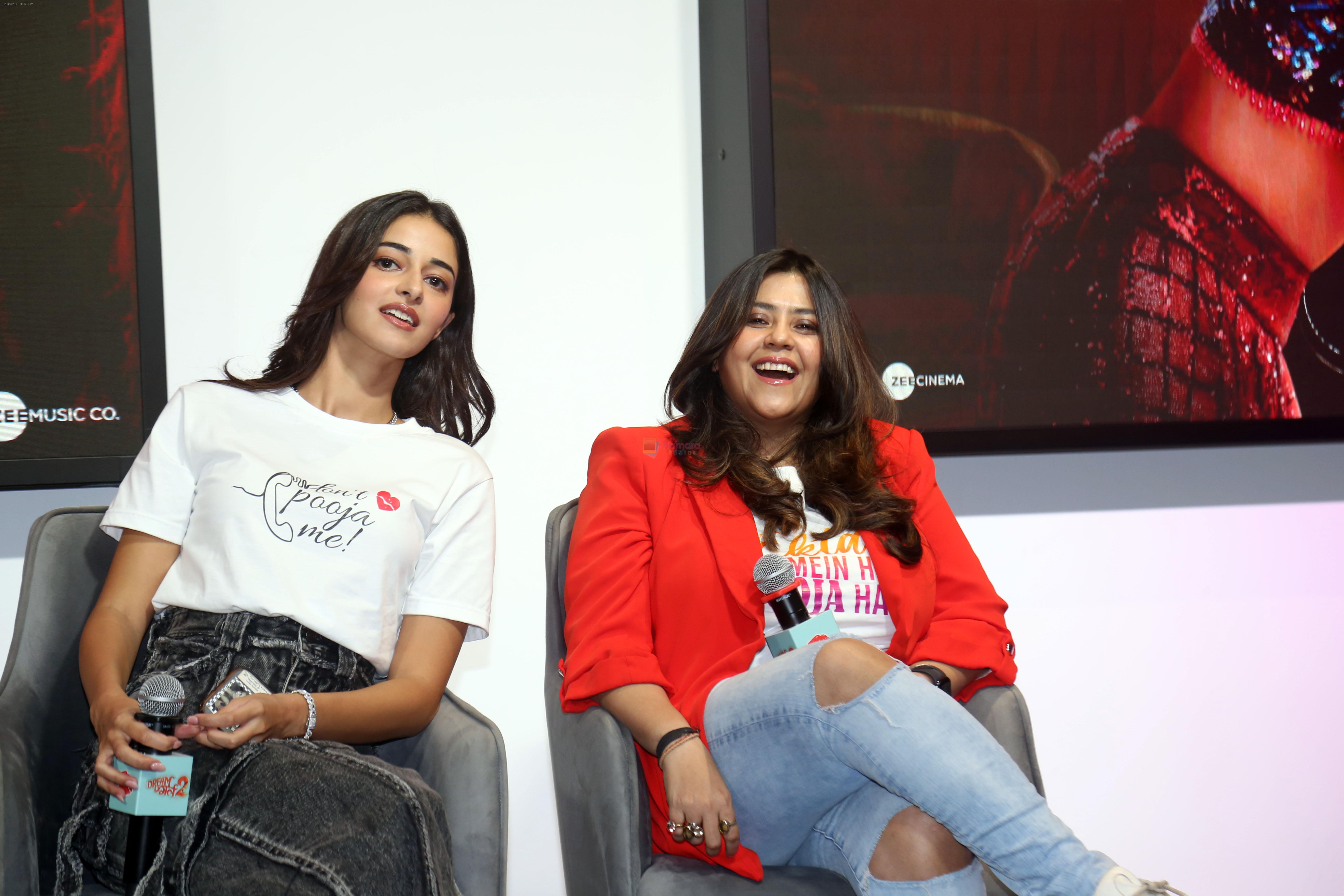 Ananya Panday, Ekta Kapoor at Dream Girl 2 Trailer Launch on 1 Aug 2023