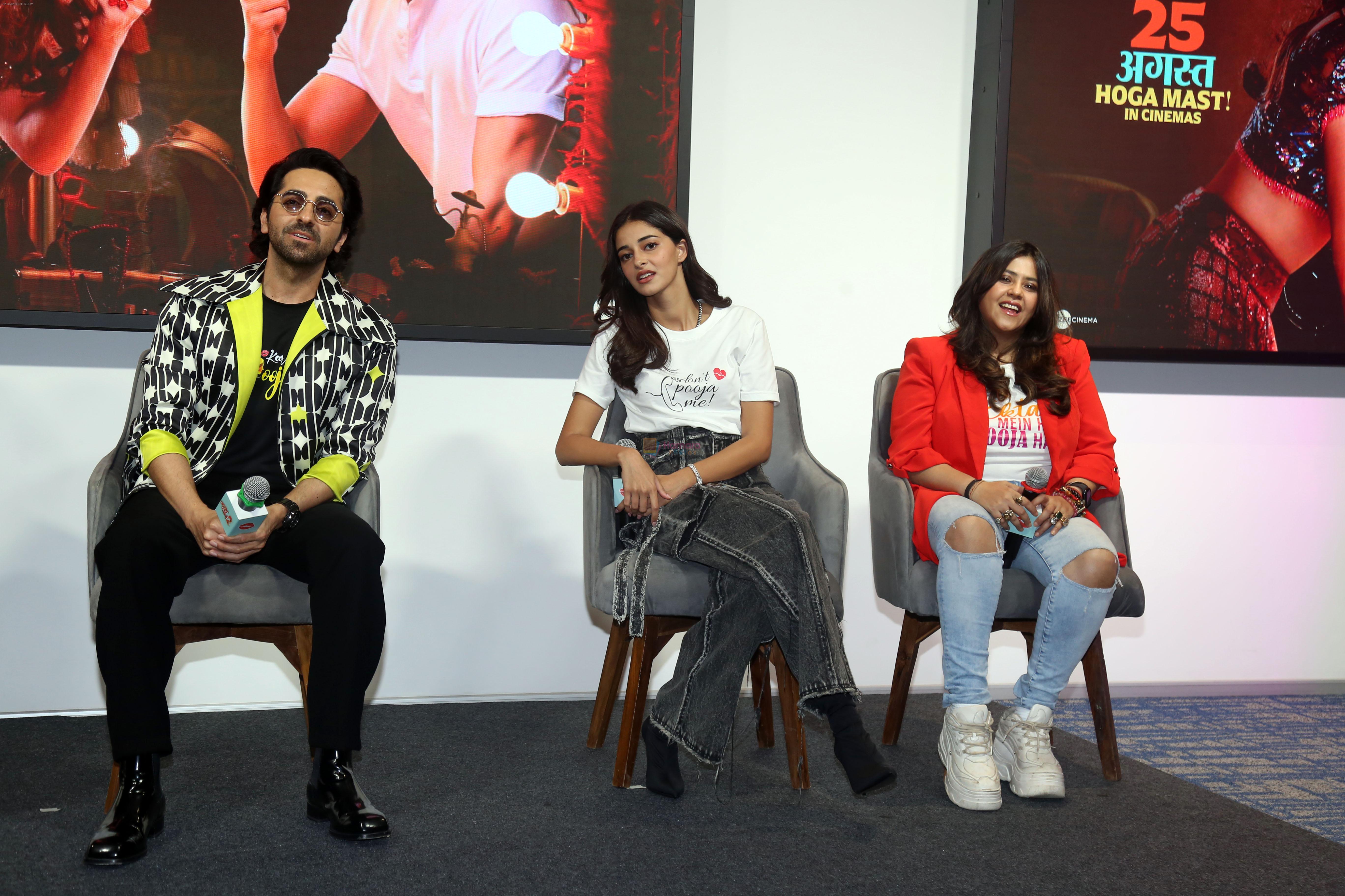 Ananya Panday, Ayushmann Khurrana, Ekta Kapoor at Dream Girl 2 Trailer Launch on 1 Aug 2023