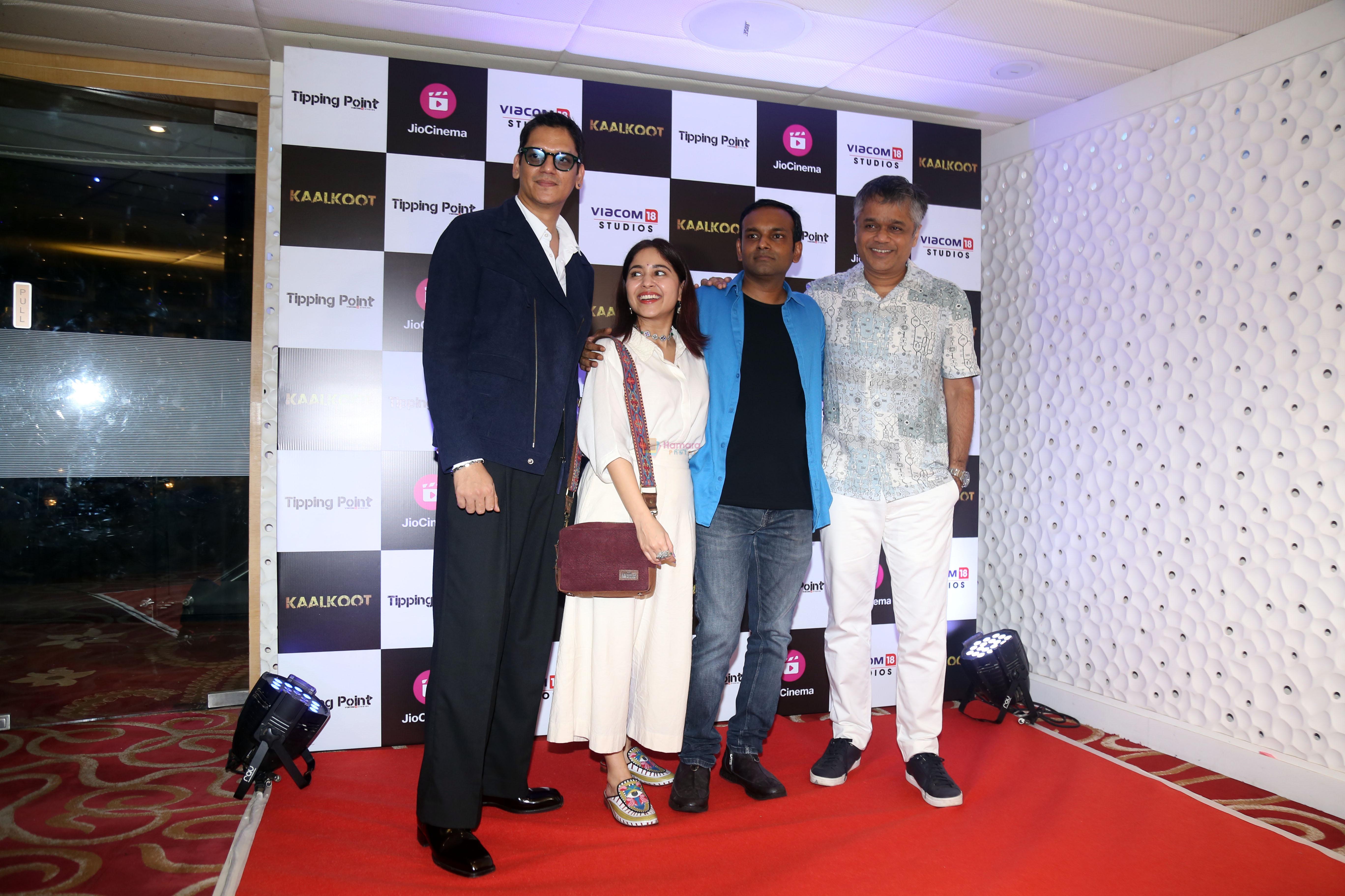 Ajit Andhare, Guest, Shweta Tripathi, Vijay Varma at the Premiere of Kaalkoot Series on 31 July 2023