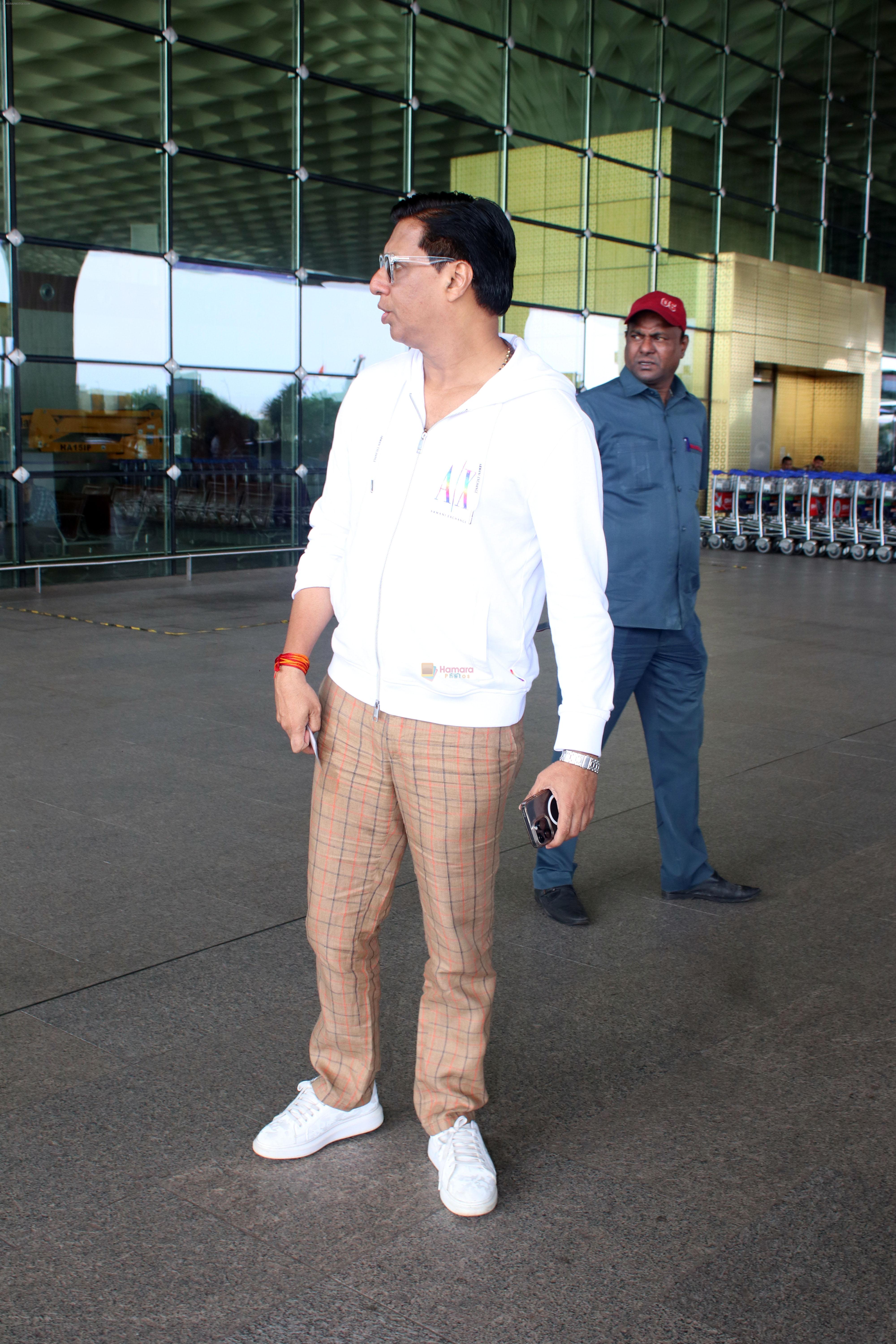 Madhur Bhandarkar seen at the airport on 2 Aug 2023