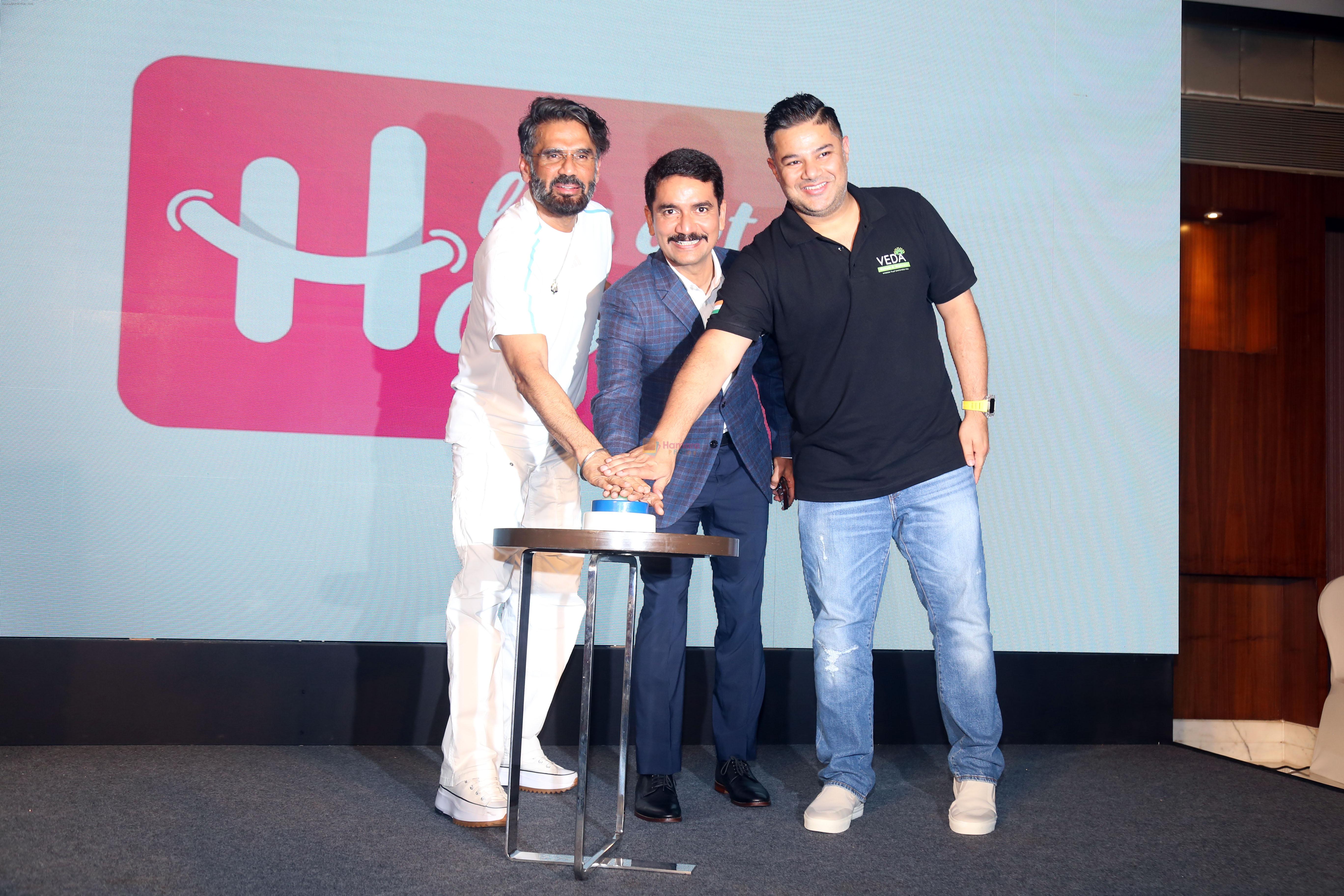 Suniel Shetty at the launch of world first online mental health on 2nd August 2023