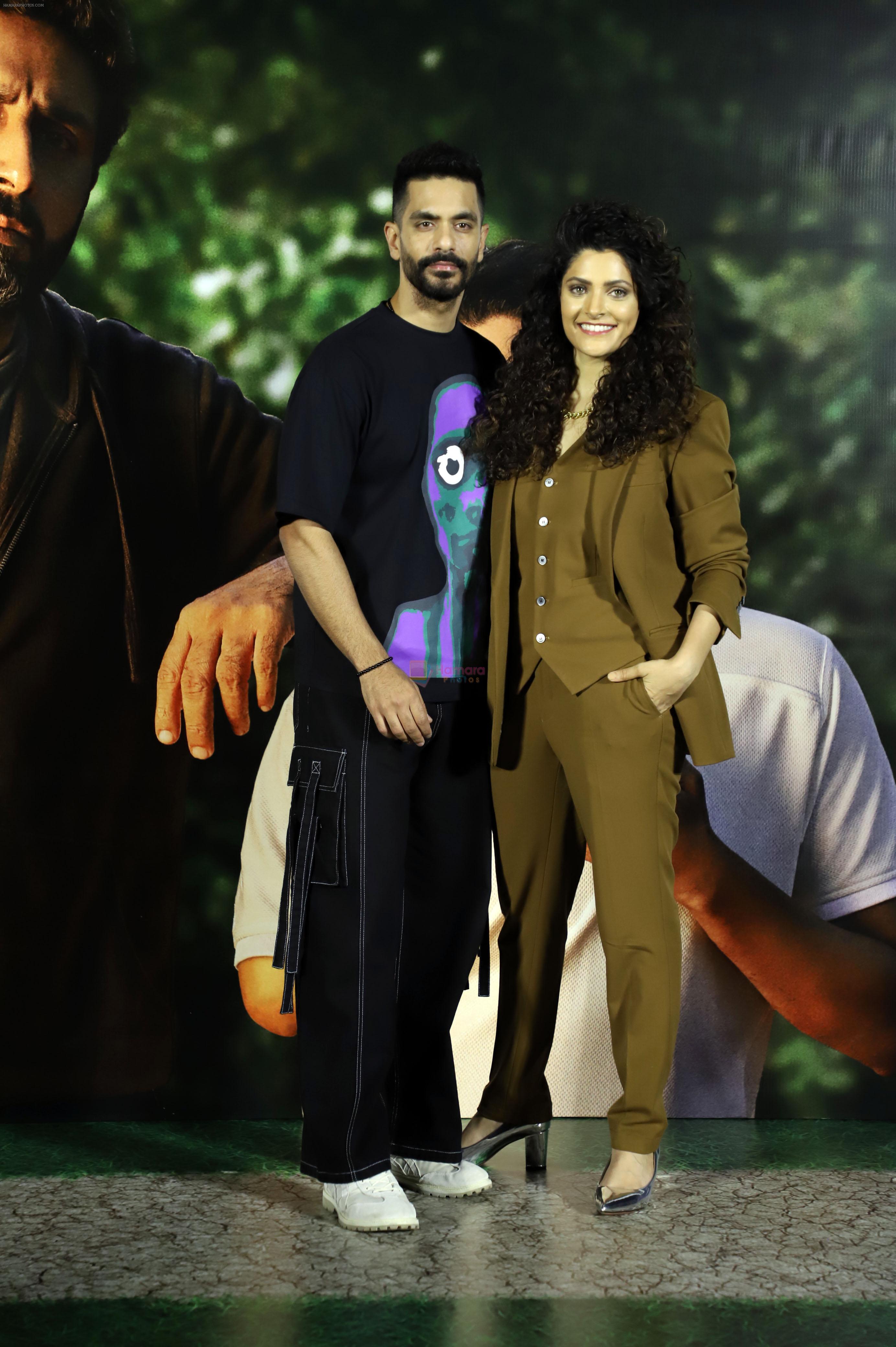 Angad Bedi, Saiyami Kher at the Ghoomer Trailer Launch on 4th August 2023