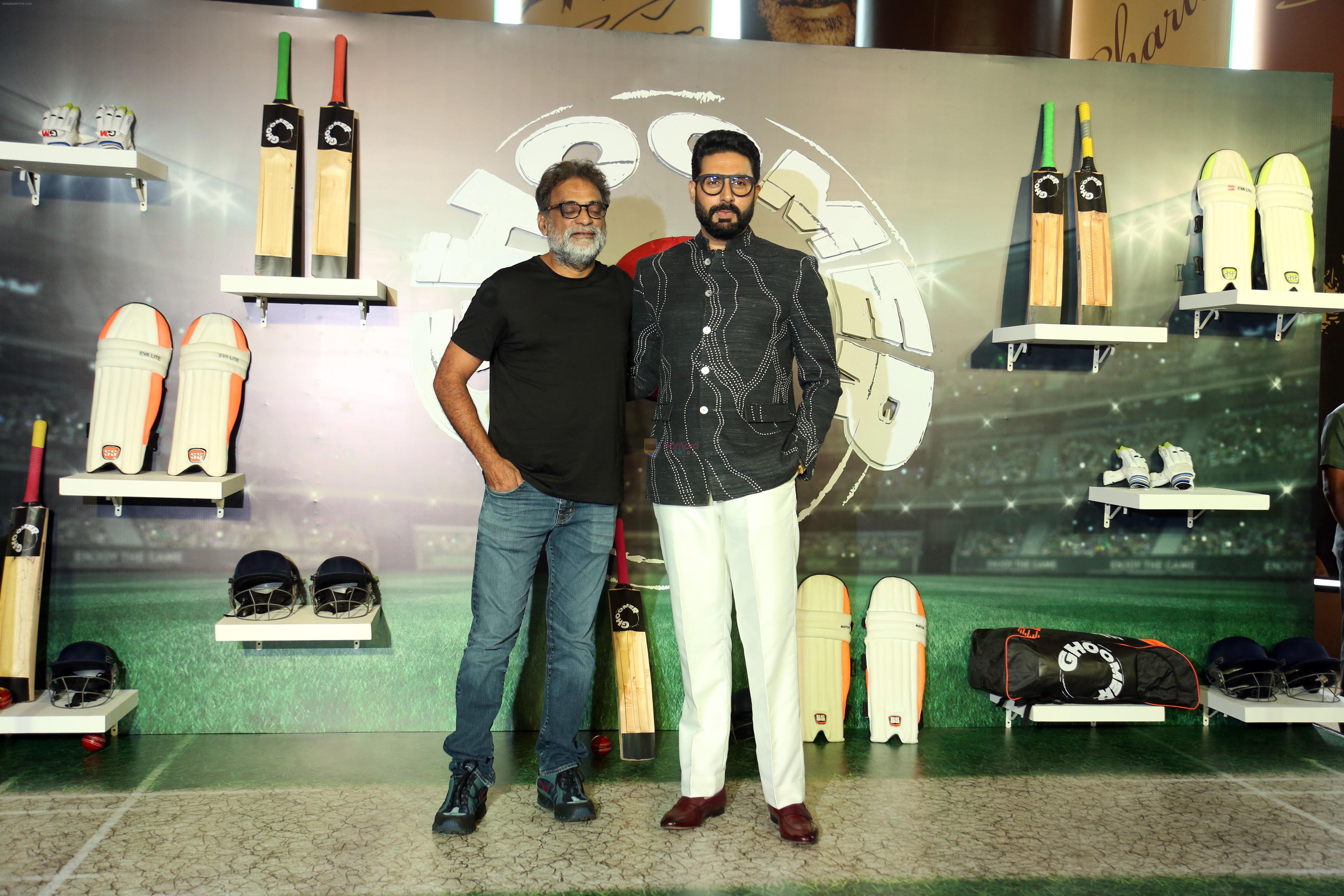 Abhishek Bachchan, R. Balki at the Ghoomer Trailer Launch on 4 August 2023