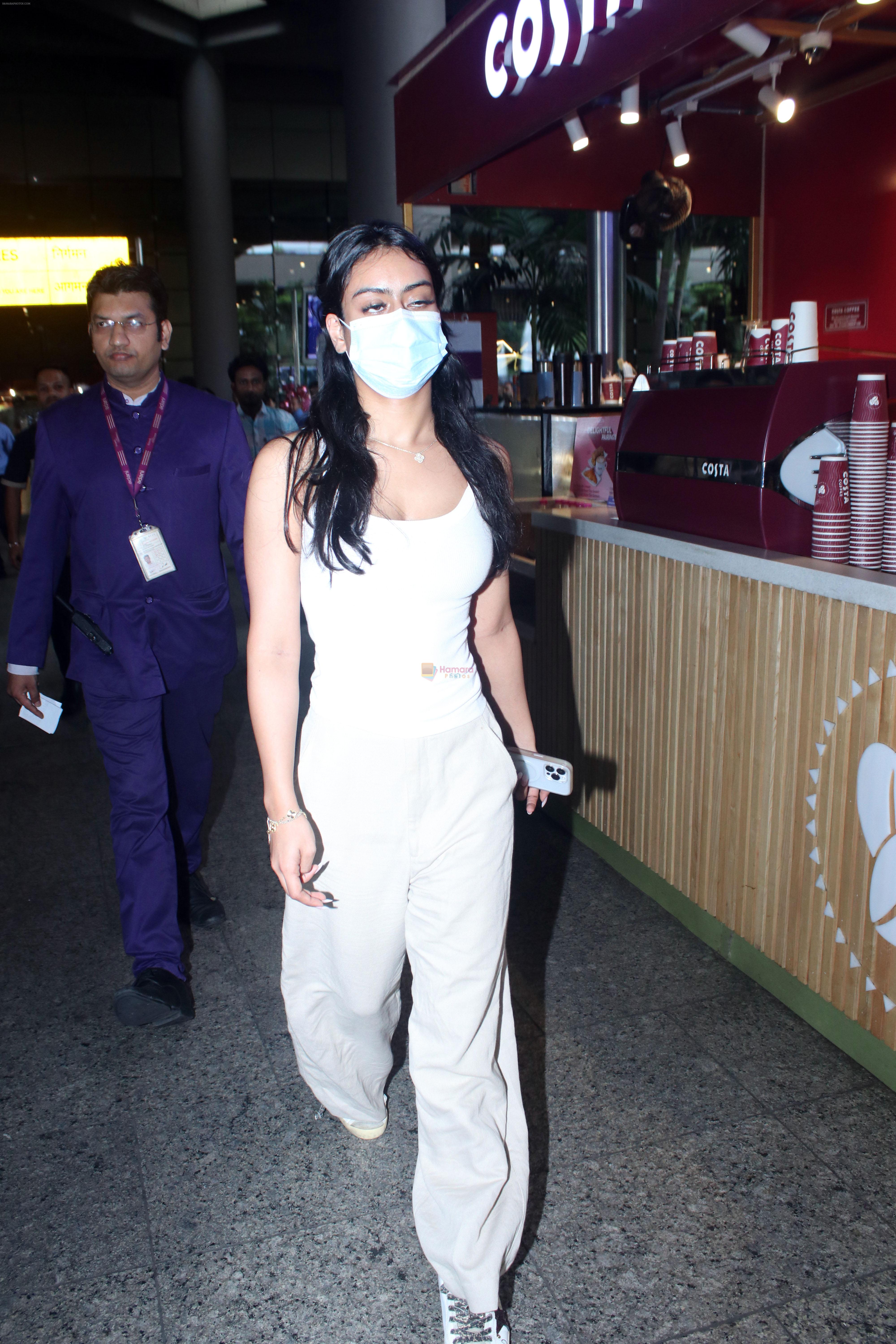 Nysa Devgan seen at the airport on 5th August 2023