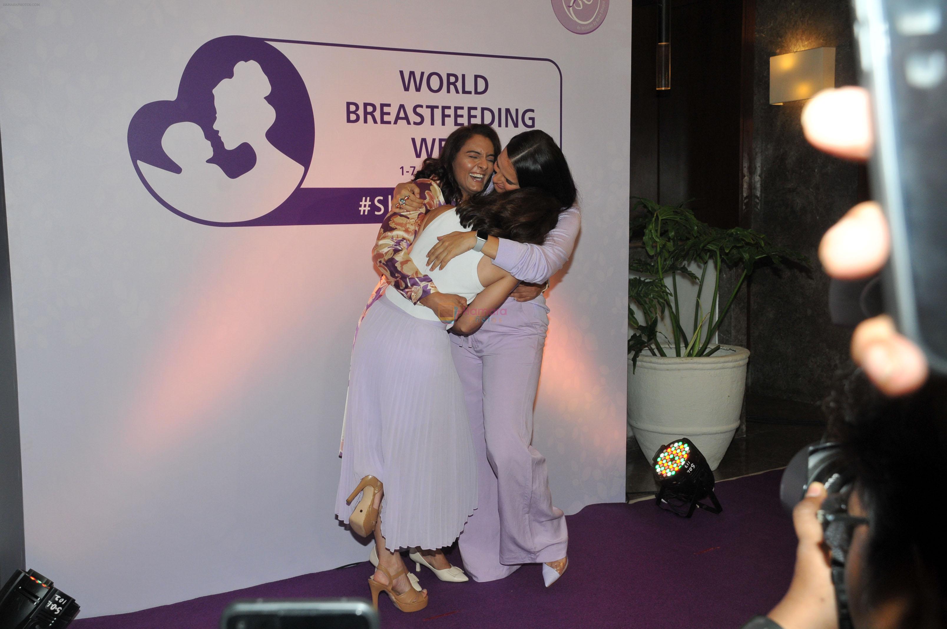 Geeta Phogat, Neha Dhupia, Soha Ali Khan attend the world breastfeeding week on 7th August 2023