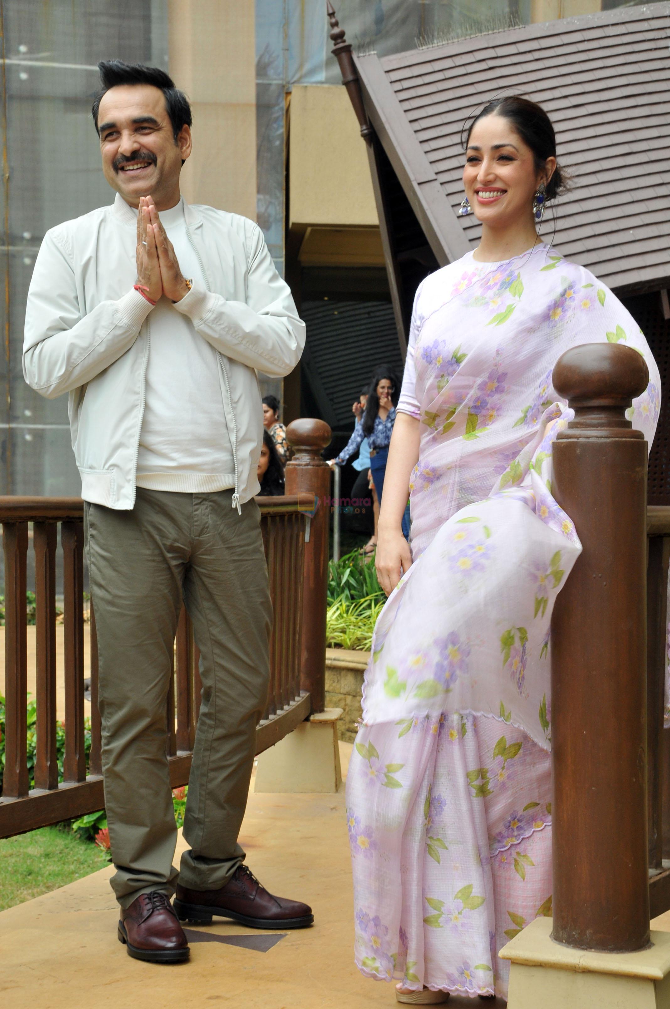 Yami Gautam and Pankaj Tripathi Spotted In Juhu For Promotion Of OMG2 on 8th August 2023