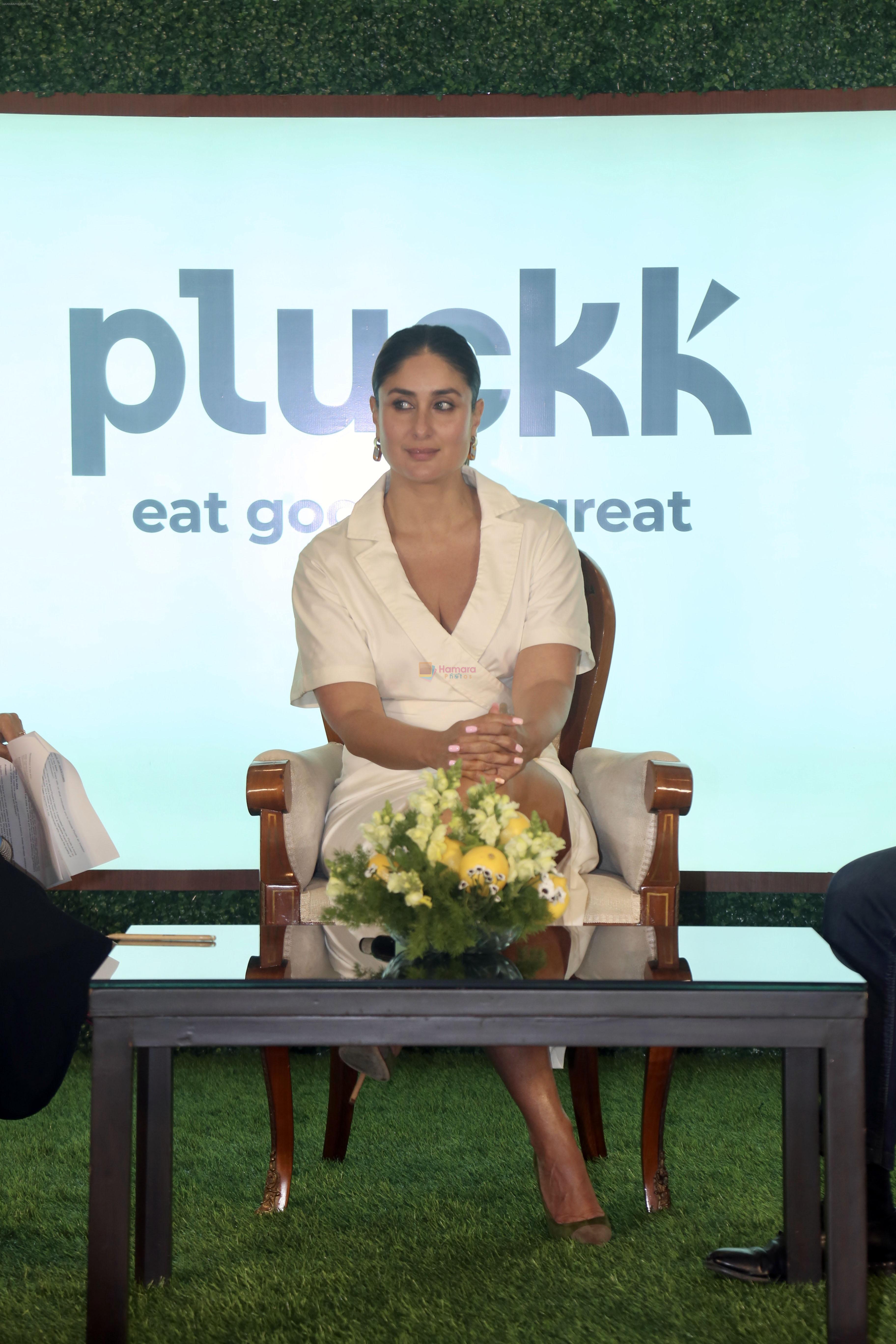 Kareena Kapoor at the press conference promoting Pluckk India leading foodtech D2C Company on 9th August 2023