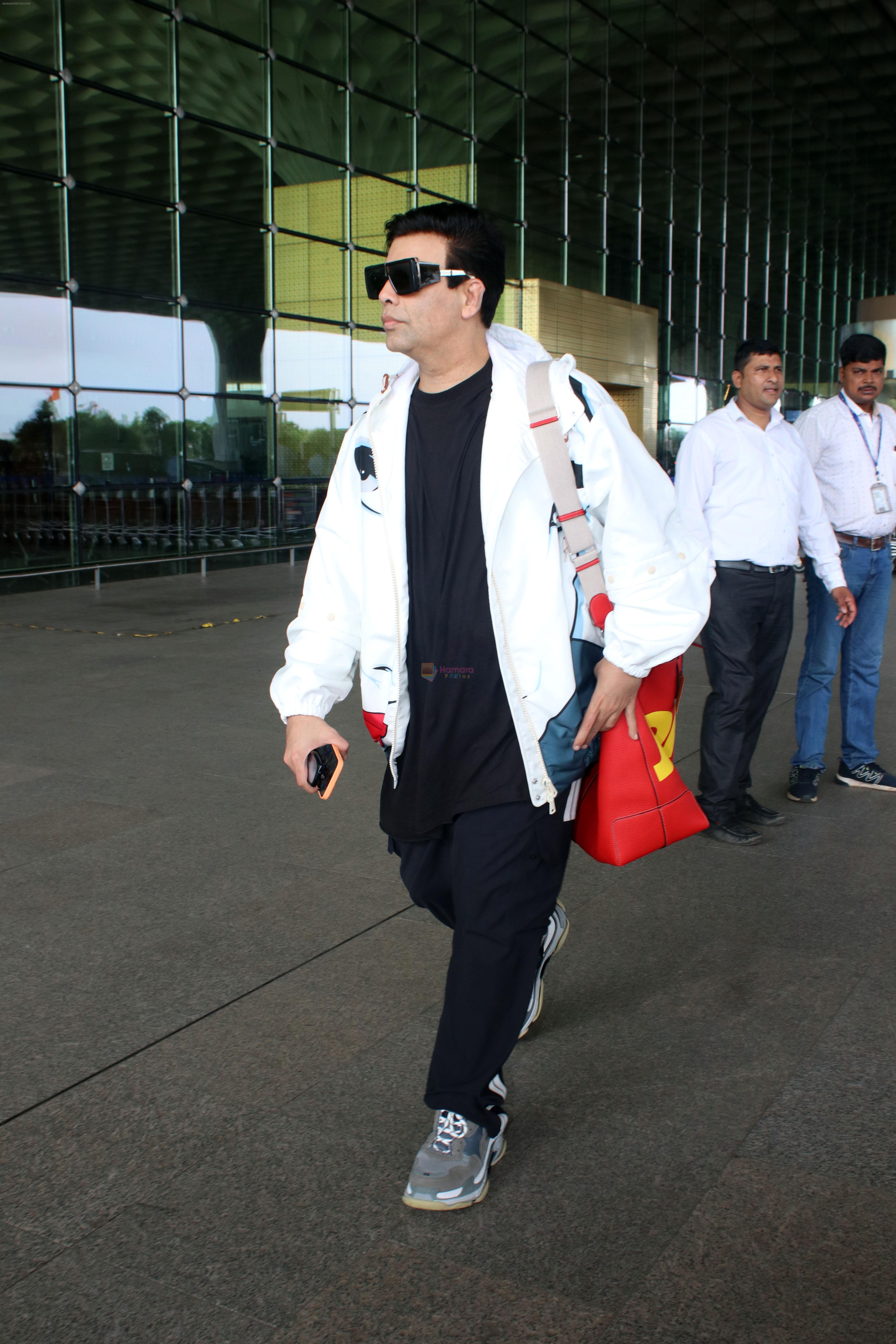 Karan Johar spotted at the airport on 9th August 2023