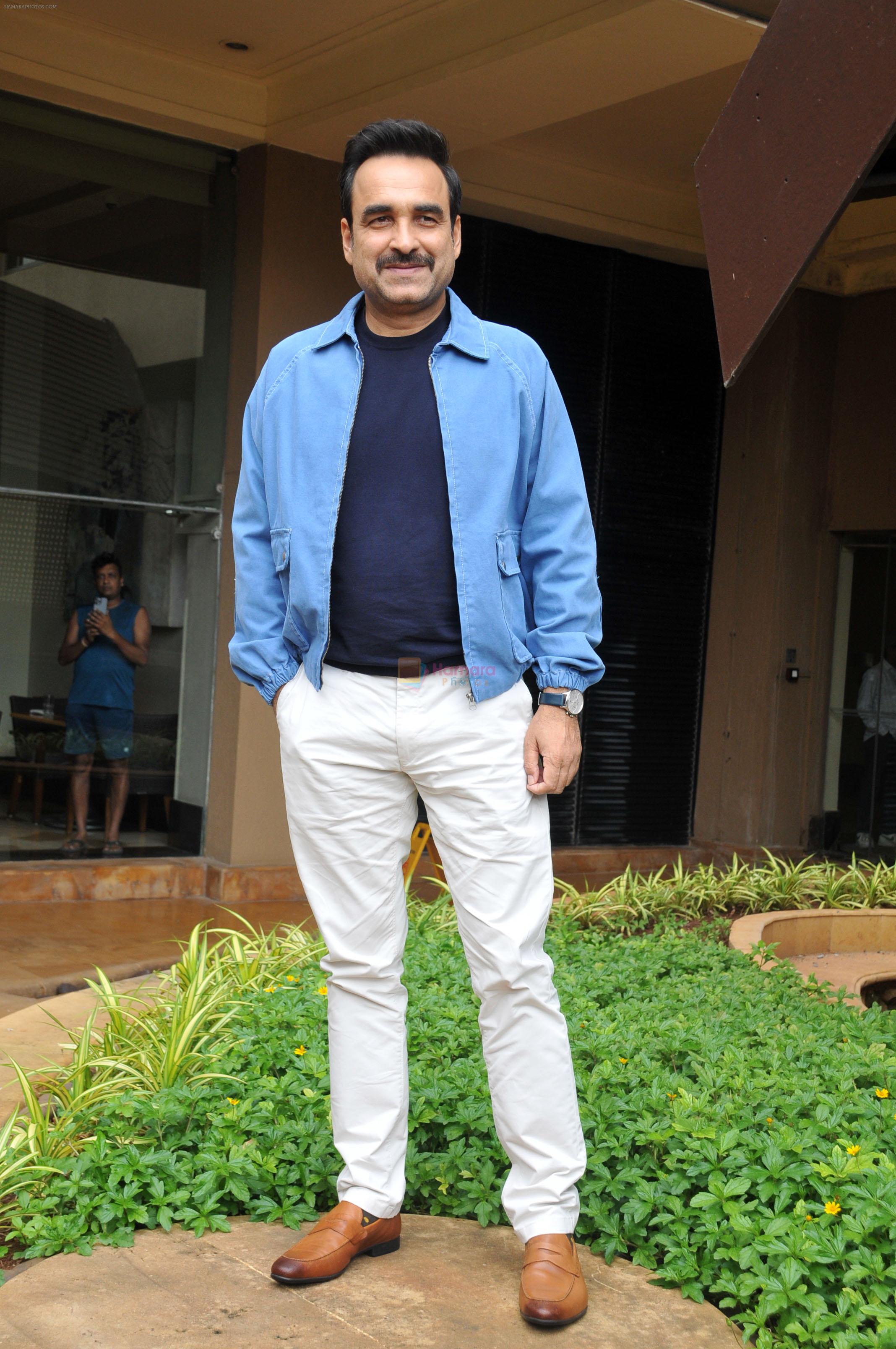 Pankaj Tripathi pose to promote OMG2 at JW Marriott Juhu on 9th August 2023
