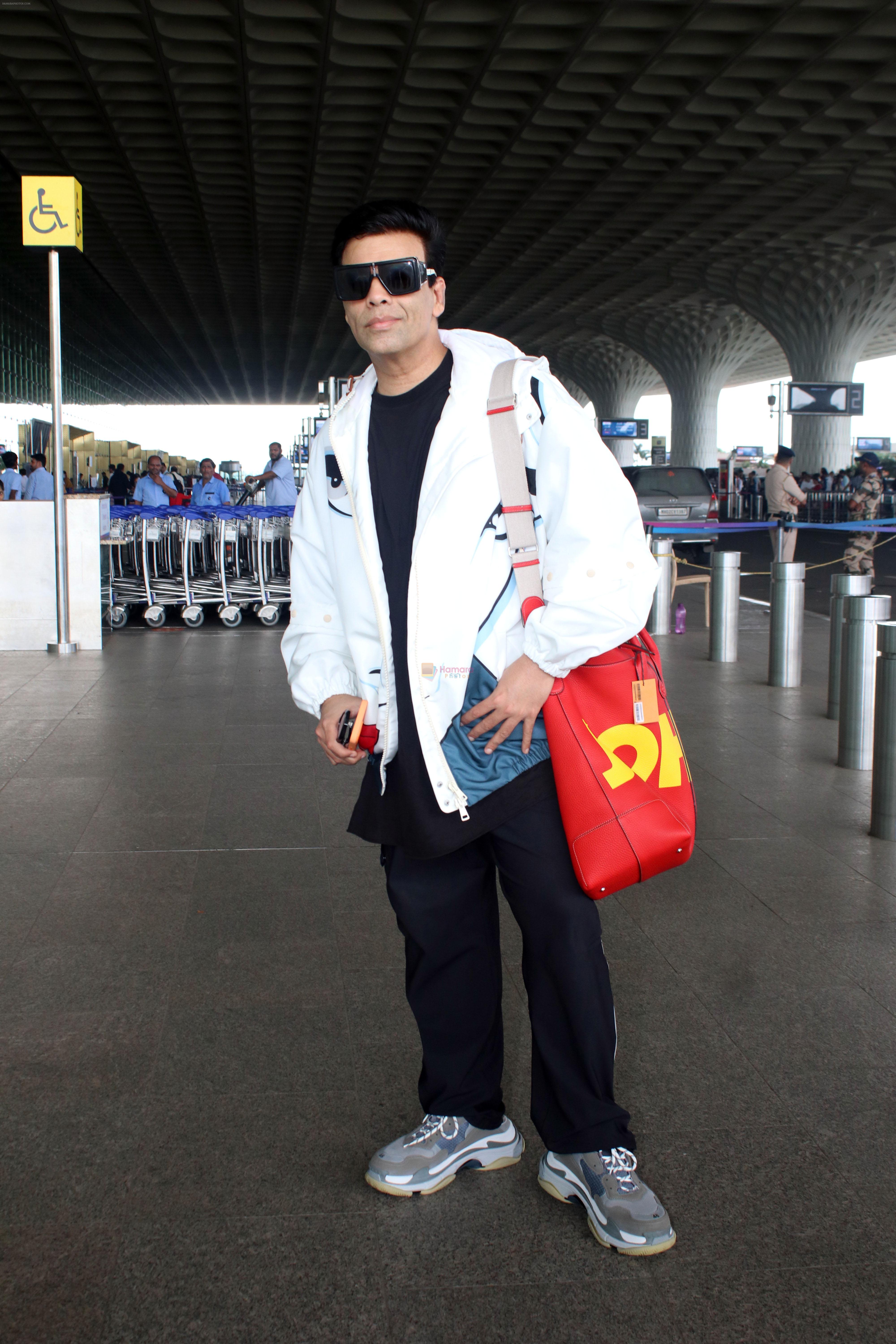 Karan Johar spotted at the airport on 9th August 2023