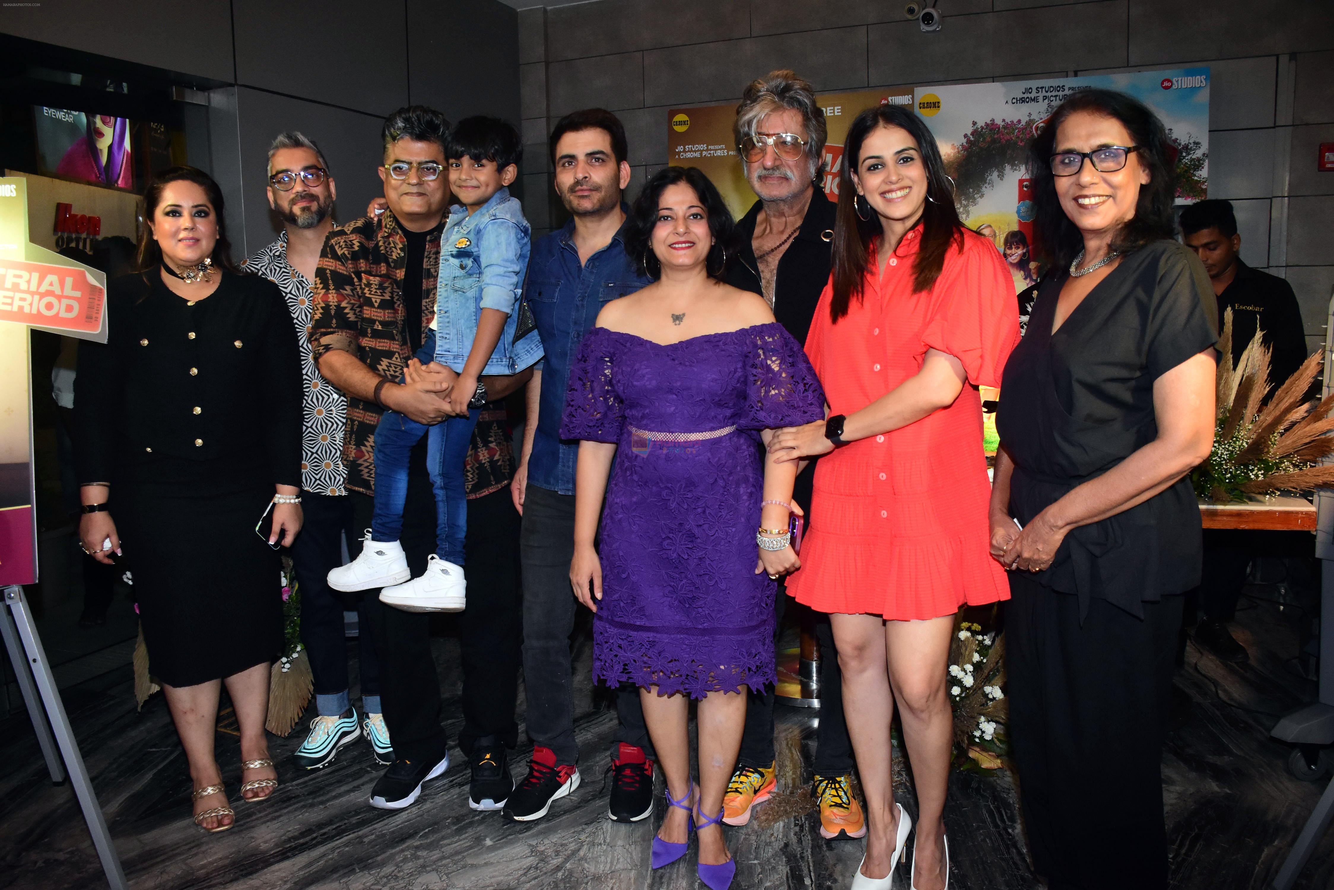 Aleya Sen, Amit Sharma, Gajraj Rao, Genelia D'souza, Manav Kaul, Shakti Kapoor, Swaroopa Ghosh, Zidane Braz at the Success Party of film Trial Period on 8th August 2023
