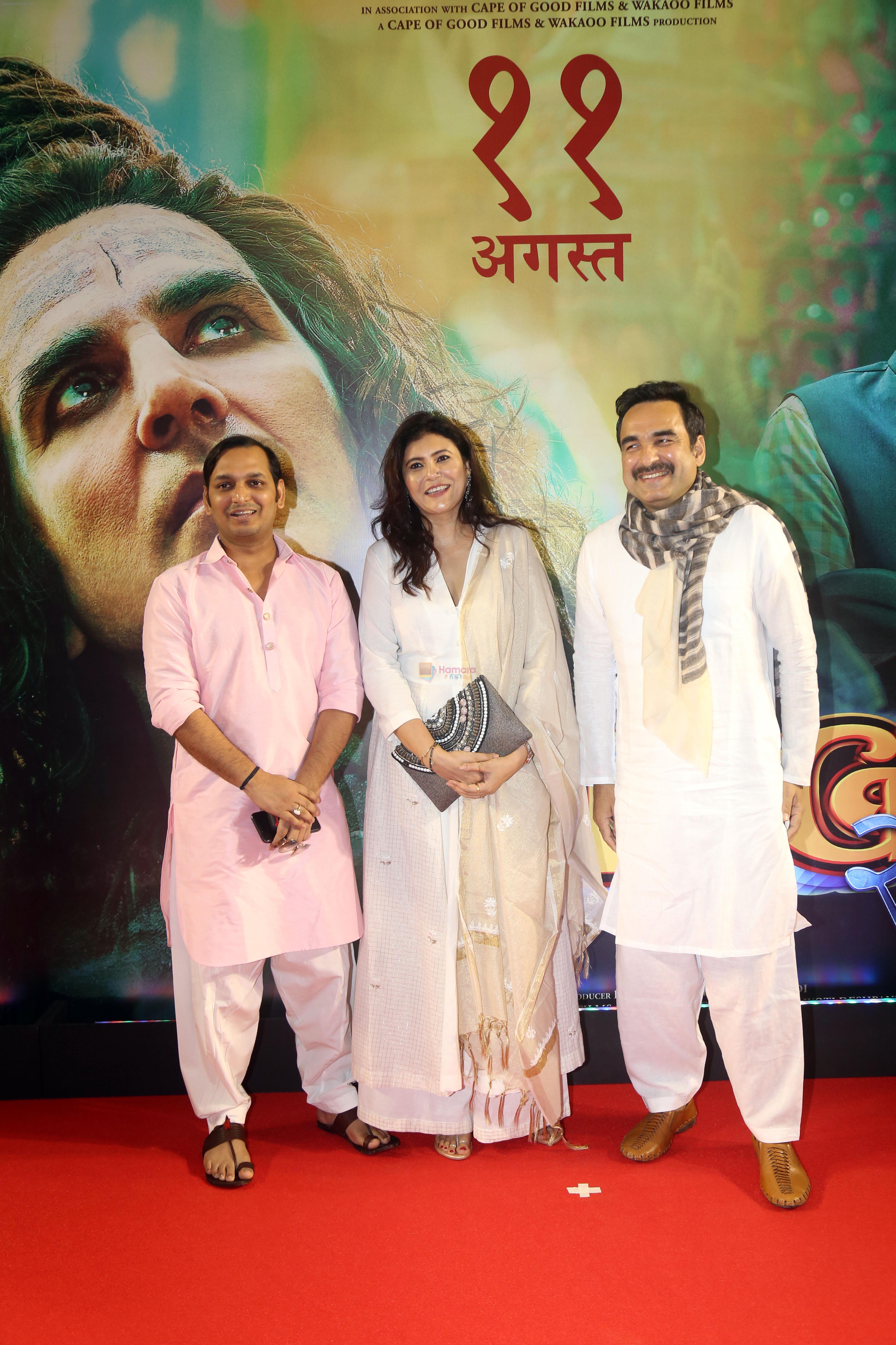 Mridula Tripathi, Paritosh Tripathi at the premiere of movie OMG 2 on 10th August 2023