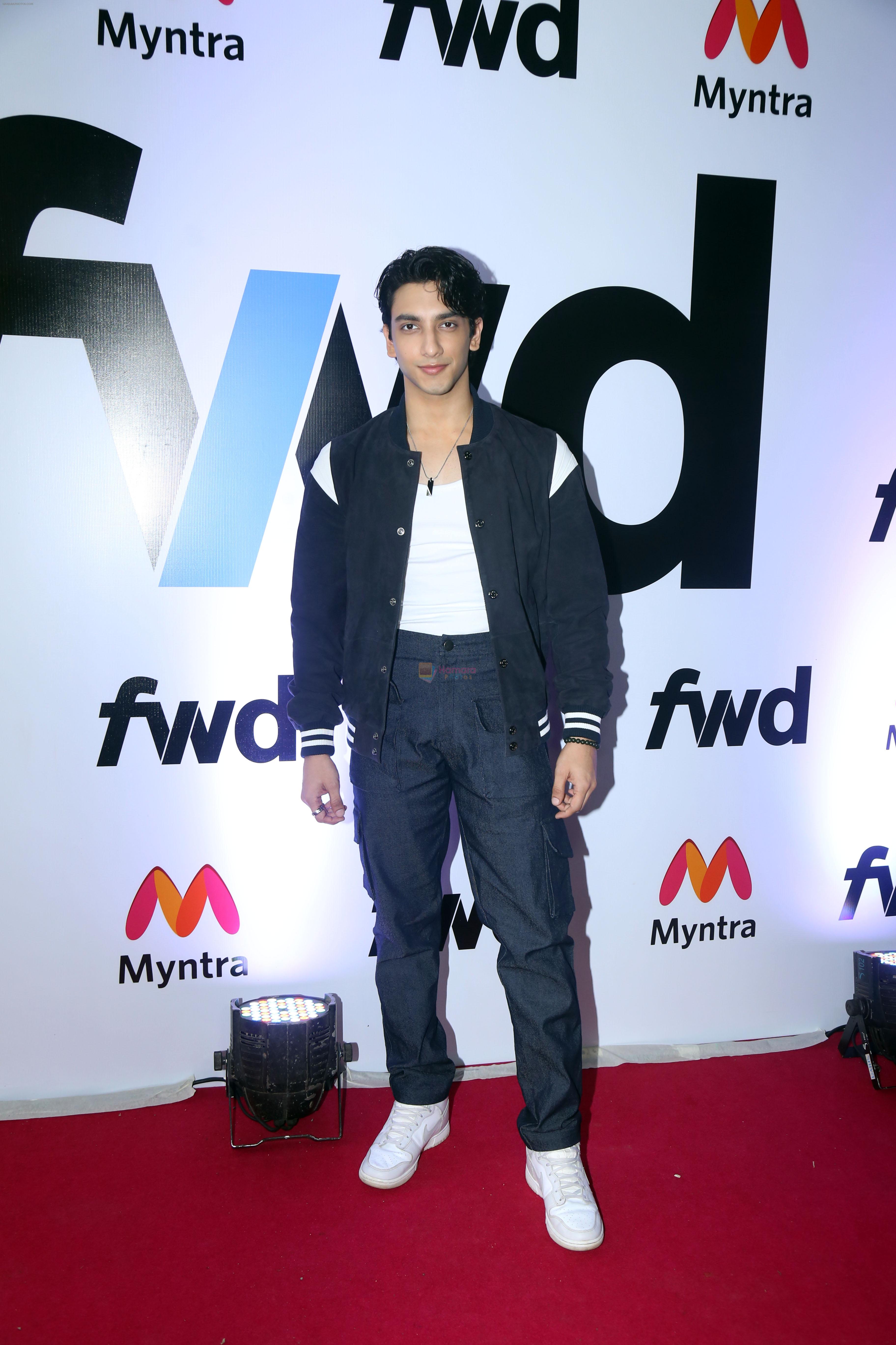 Vedang Raina on the Pink Carpet of The Myntra Coolest Evening with the Star Fashion Trendsetter on 11th August 2023