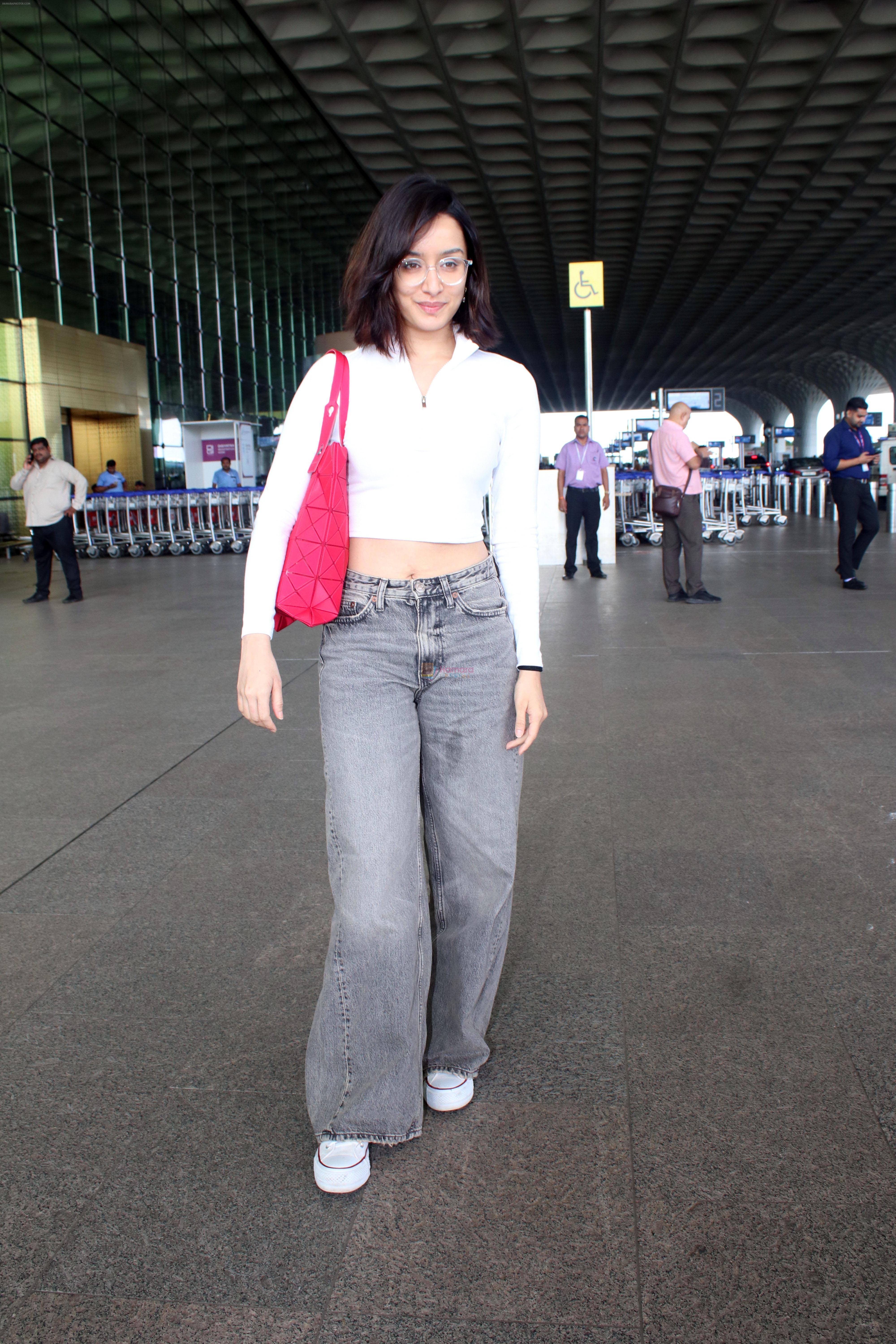 Shraddha Kapoor spotted at the Airport departure on 11th August 2023