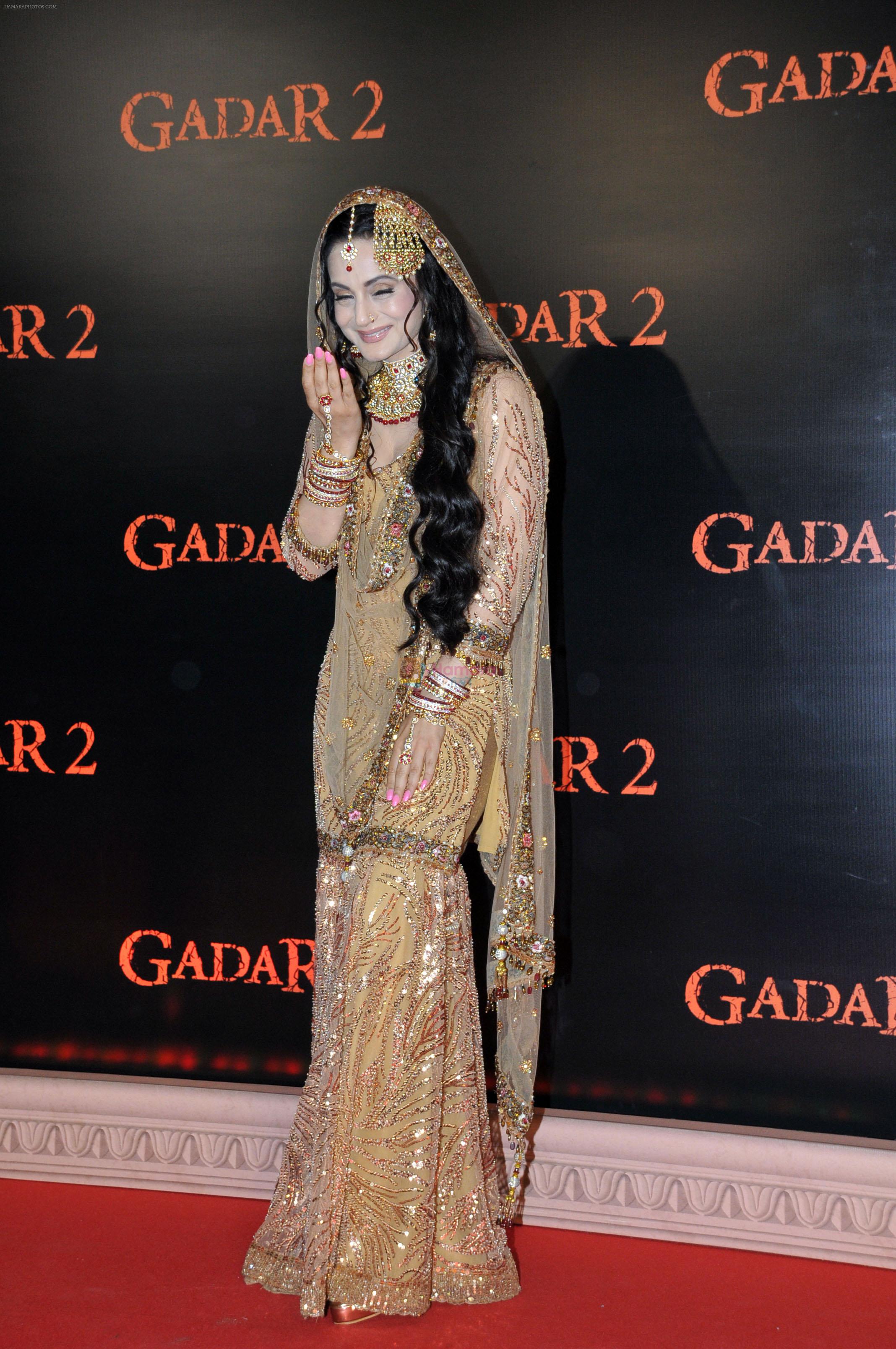 Ameesha Patel at the Grand Premiere of Film Gadar 2 on 11th August 2023