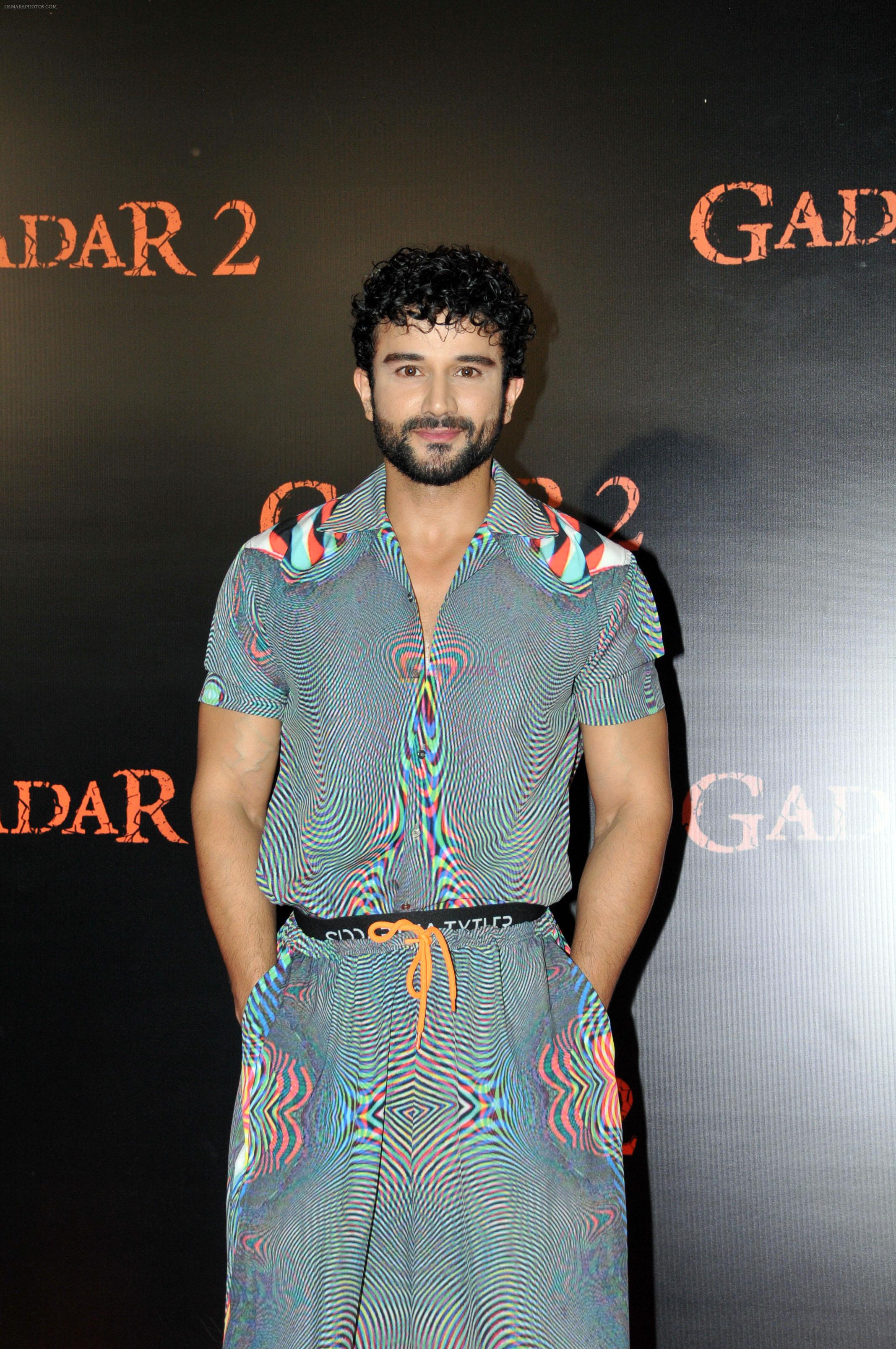 Sahil Salathia at the Grand Premiere of Film Gadar 2 on 11th August 2023