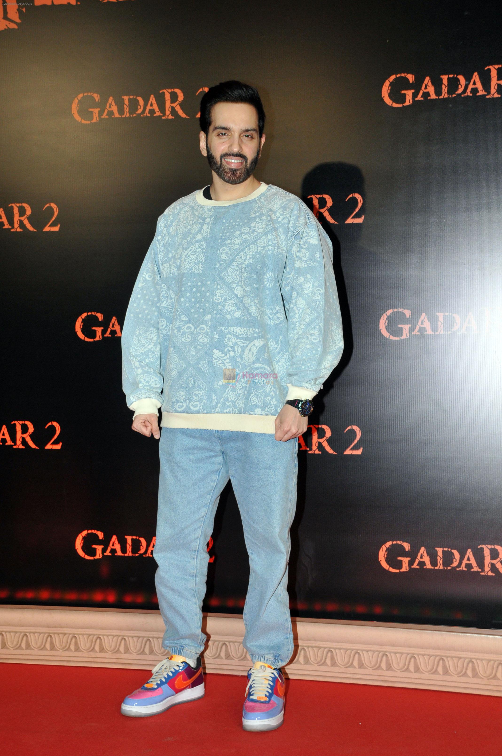 Kush Sinha at the Grand Premiere of Film Gadar 2 on 11th August 2023