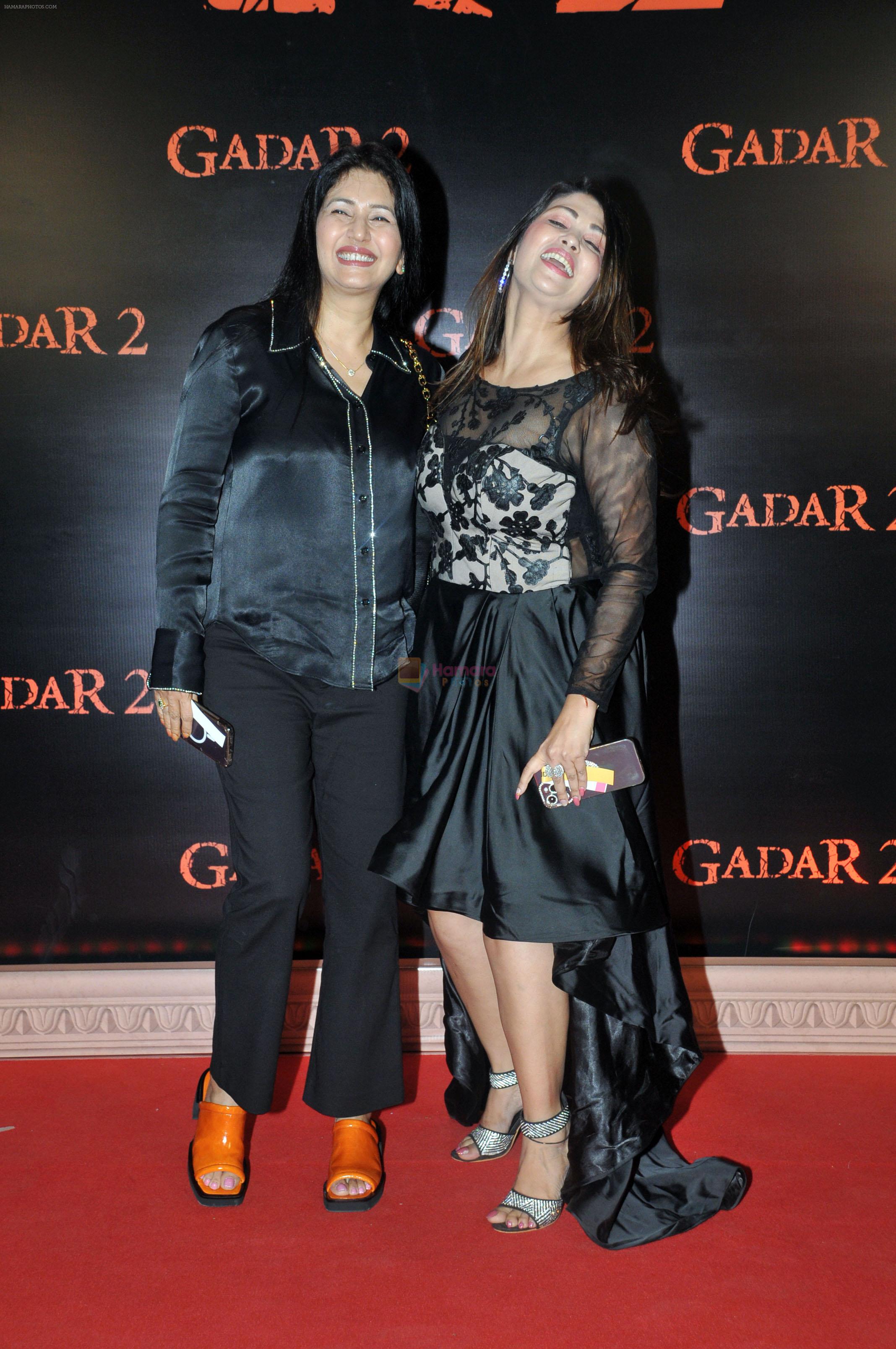 Deepti Bhatnagar, Shraddha Arya at the Grand Premiere of Film Gadar 2 on 11th August 2023