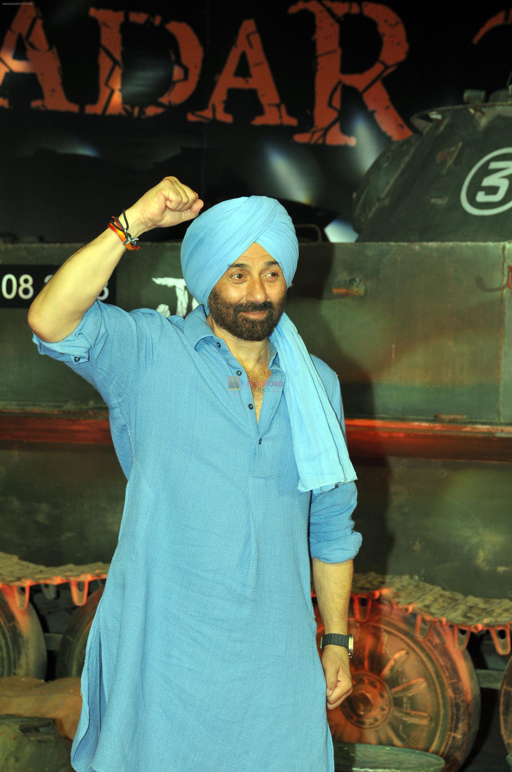 Sunny Deol at the Grand Premiere of Film Gadar 2 on 11th August 2023