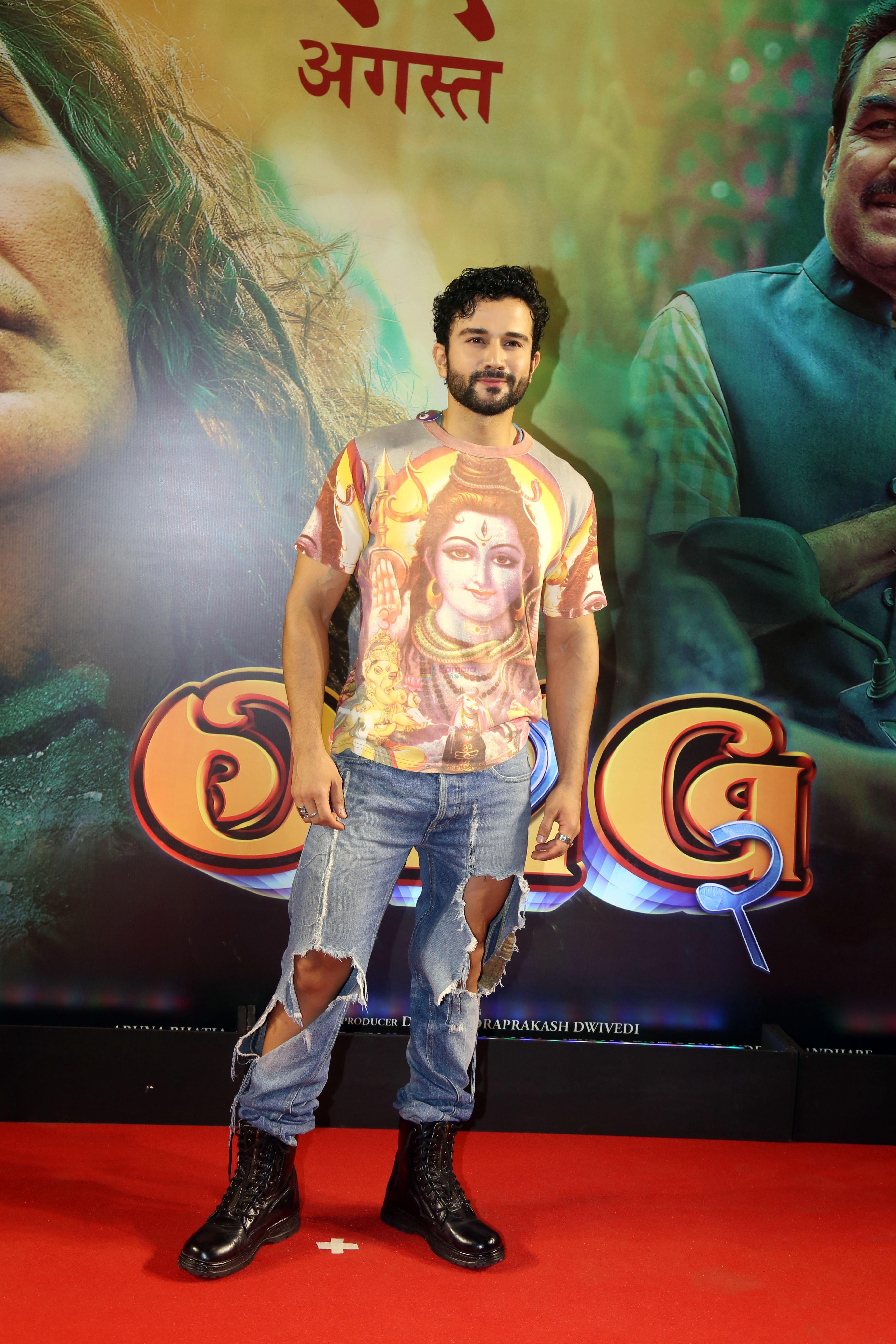 Sahil Salathia at the premiere of movie OMG 2 on 10th August 2023