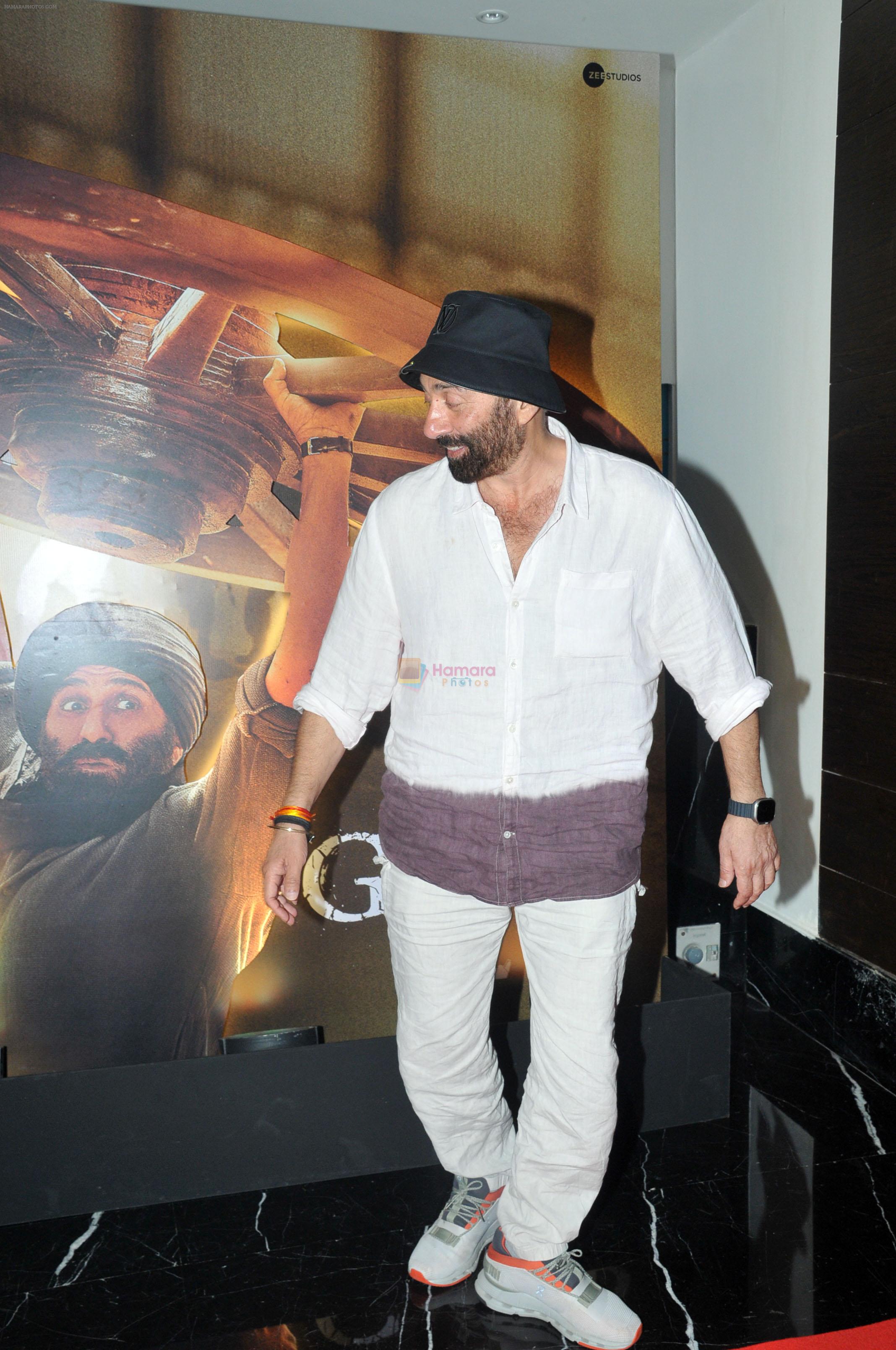 Sunny Deol at the Success Party of film Gadar 2 at JW Marriott in Juhu on 14th August 2023