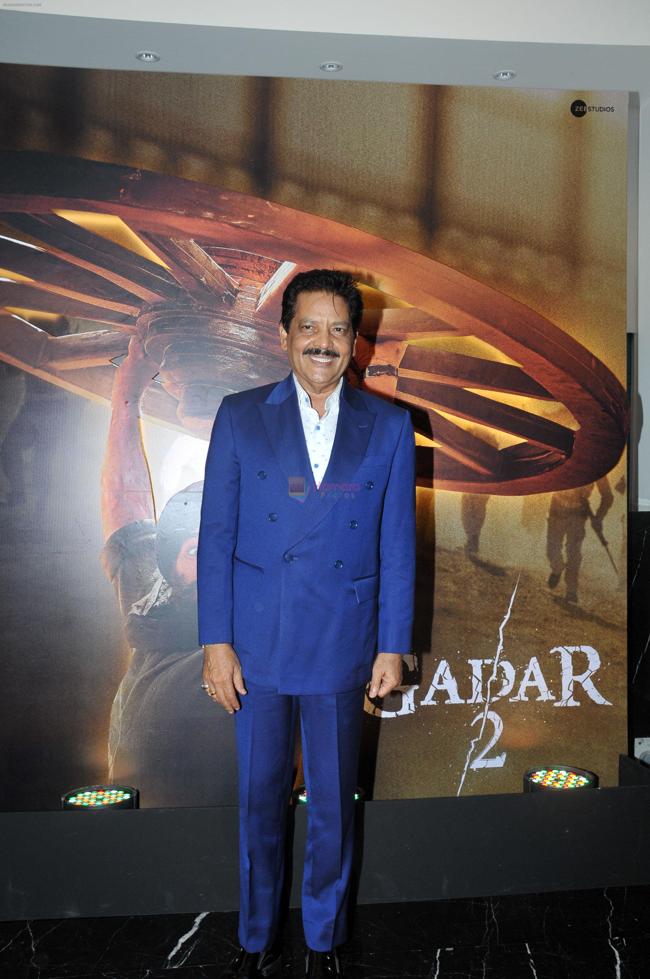 Udit Narayan at the Success Party of film Gadar 2 at JW Marriott in Juhu on 14th August 2023