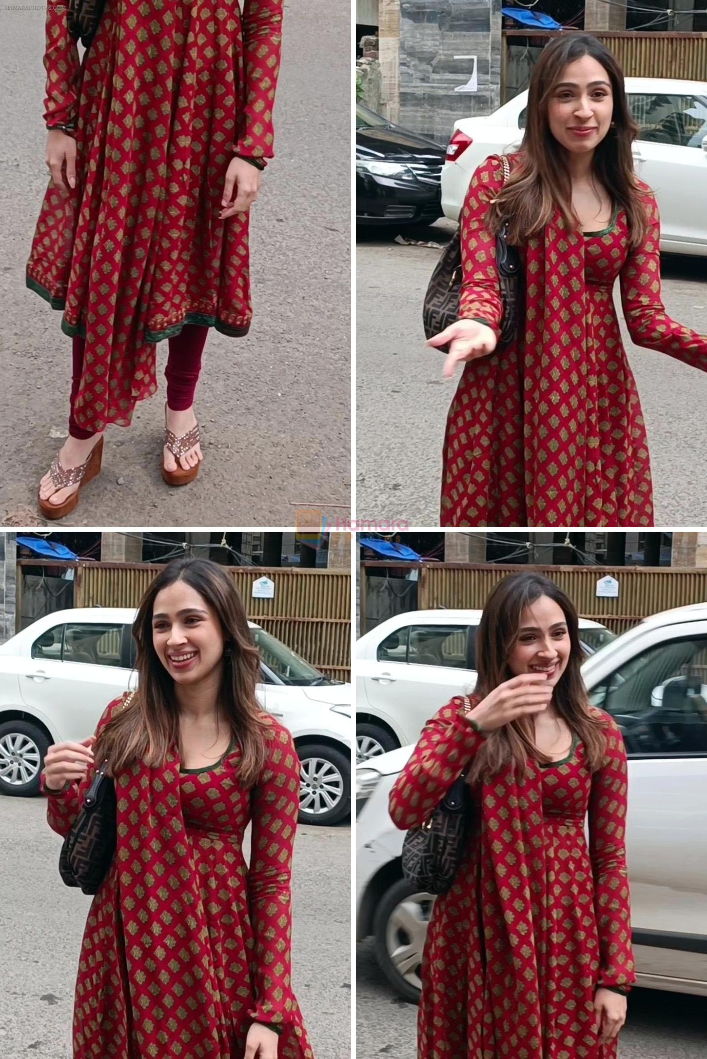 Pashmina Roshan spotted outside Farmers Restaurant In Bandra on 15th August 2023