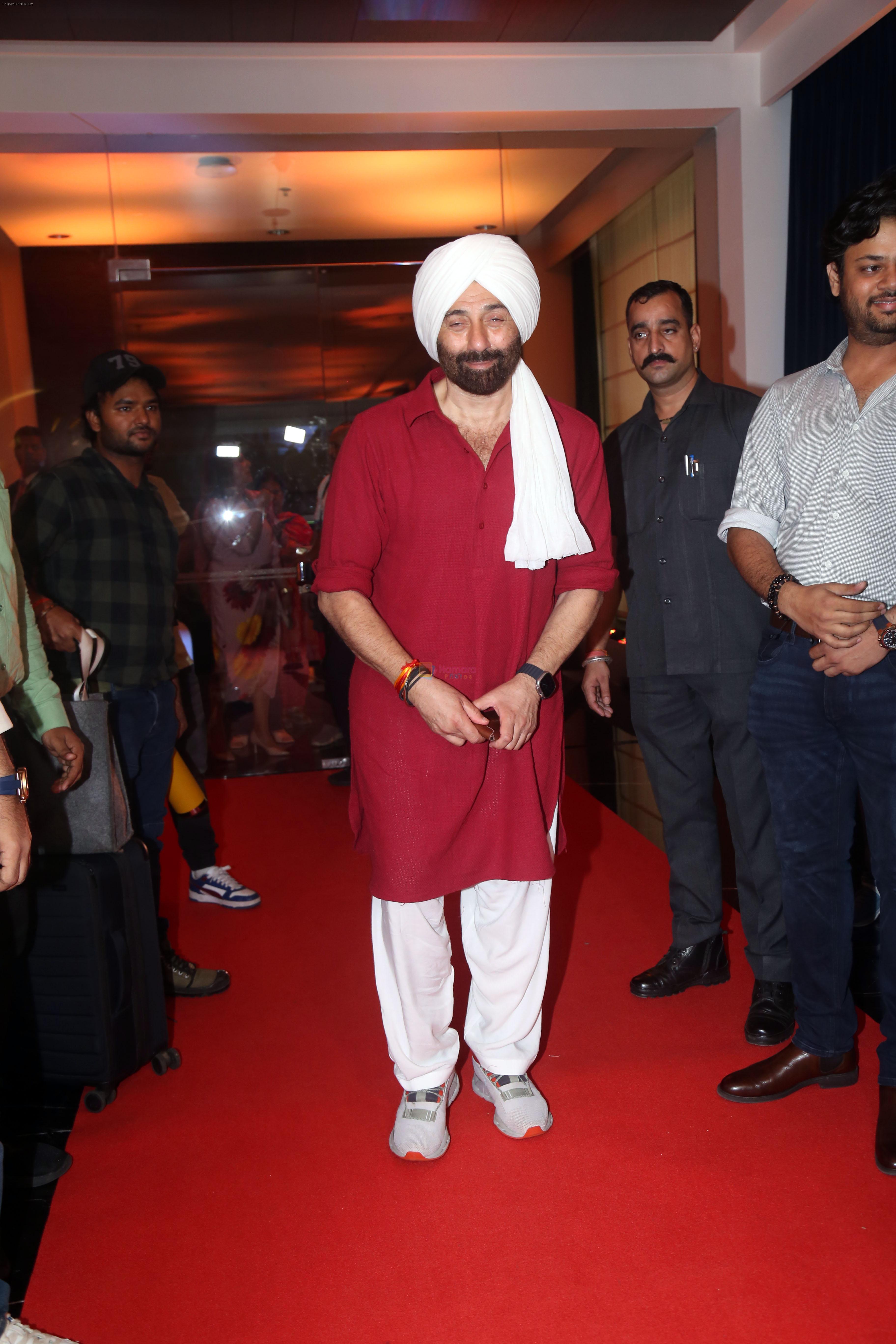 Sunny Deol at Gadar 2 press conference on 14th August 2023