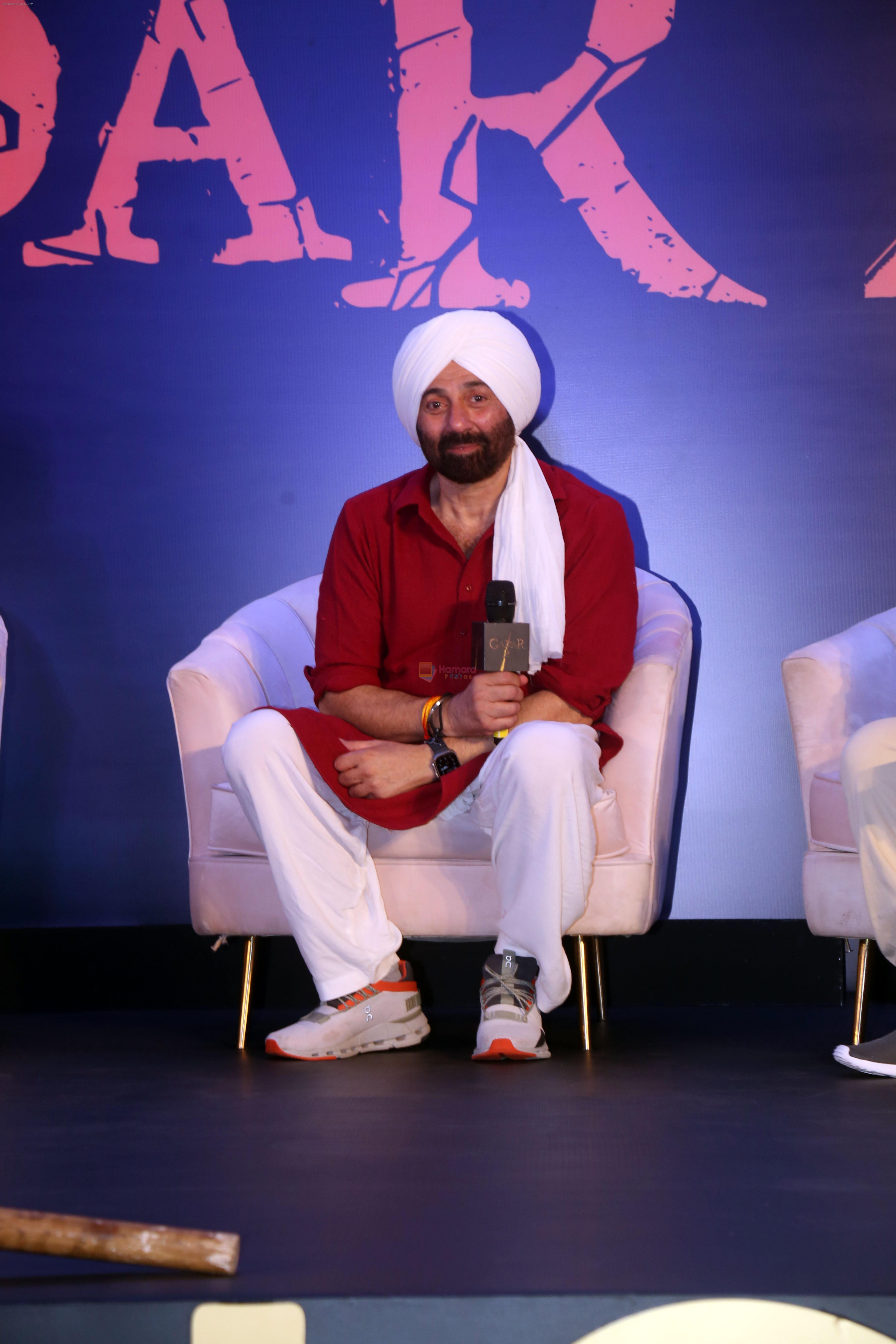 Sunny Deol at Gadar 2 press conference on 14th August 2023