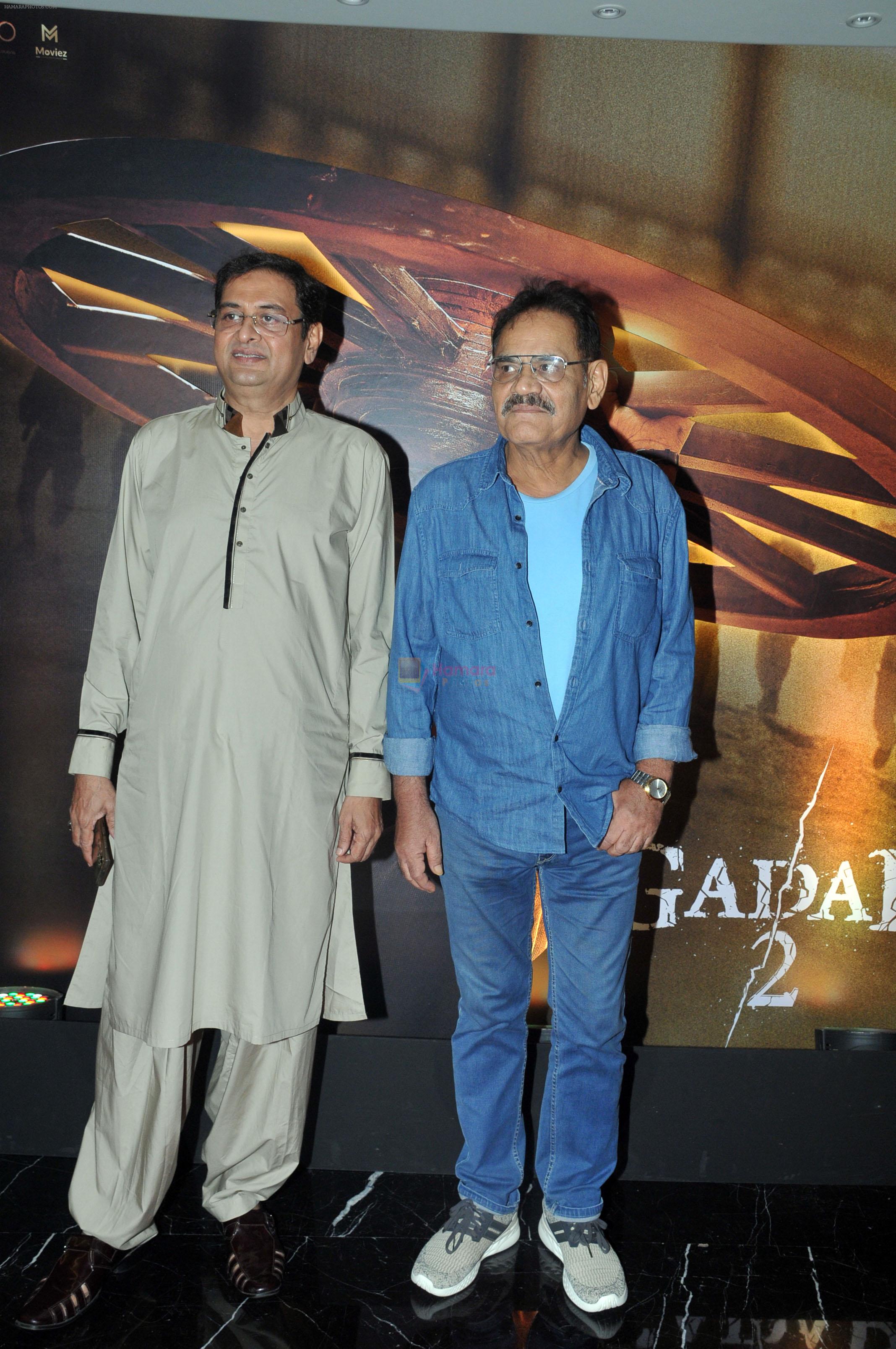 Mushtaq Khan, Rumi Jaffery at the Success Party of film Gadar 2 at JW Marriott in Juhu on 14th August 2023