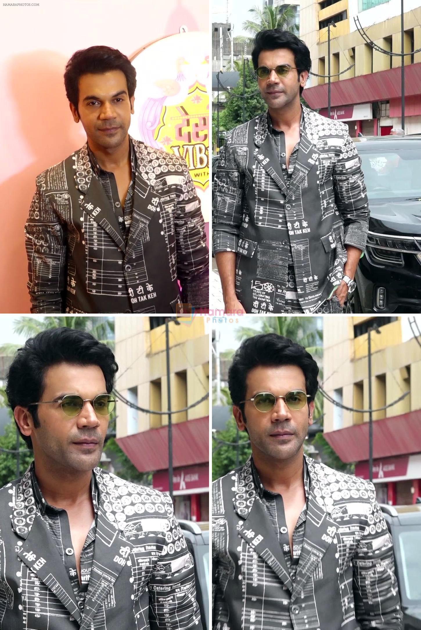 Rajkummar Rao Spotted At Desi Vibes For promotion of Guns and Gulaabs on 15th August 2023