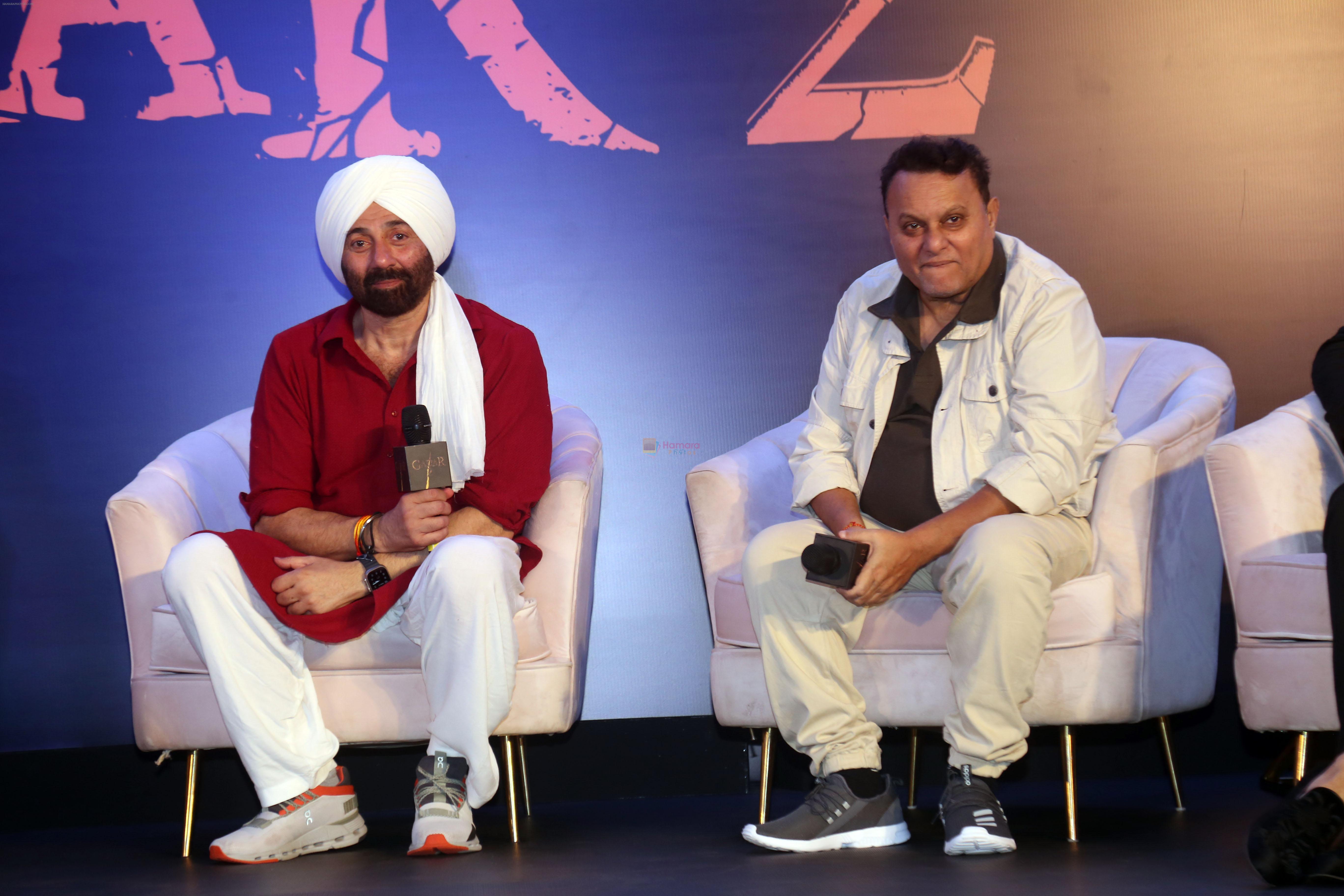 Anil Sharma, Sunny Deol at Gadar 2 press conference on 14th August 2023