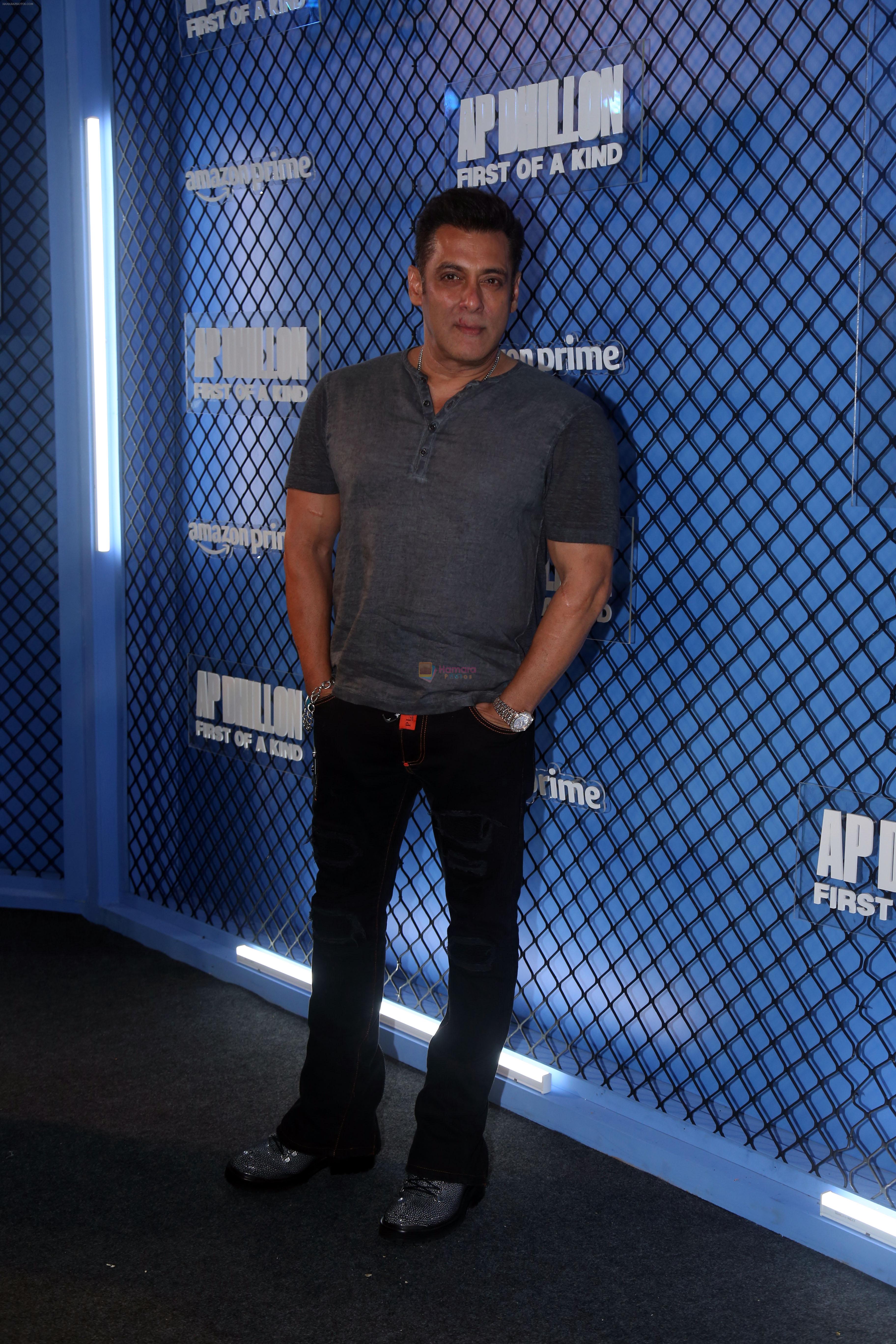 Salman Khan at the premiere of Docuseries AP Dhillon- First Of A Kind on 16th August 2023