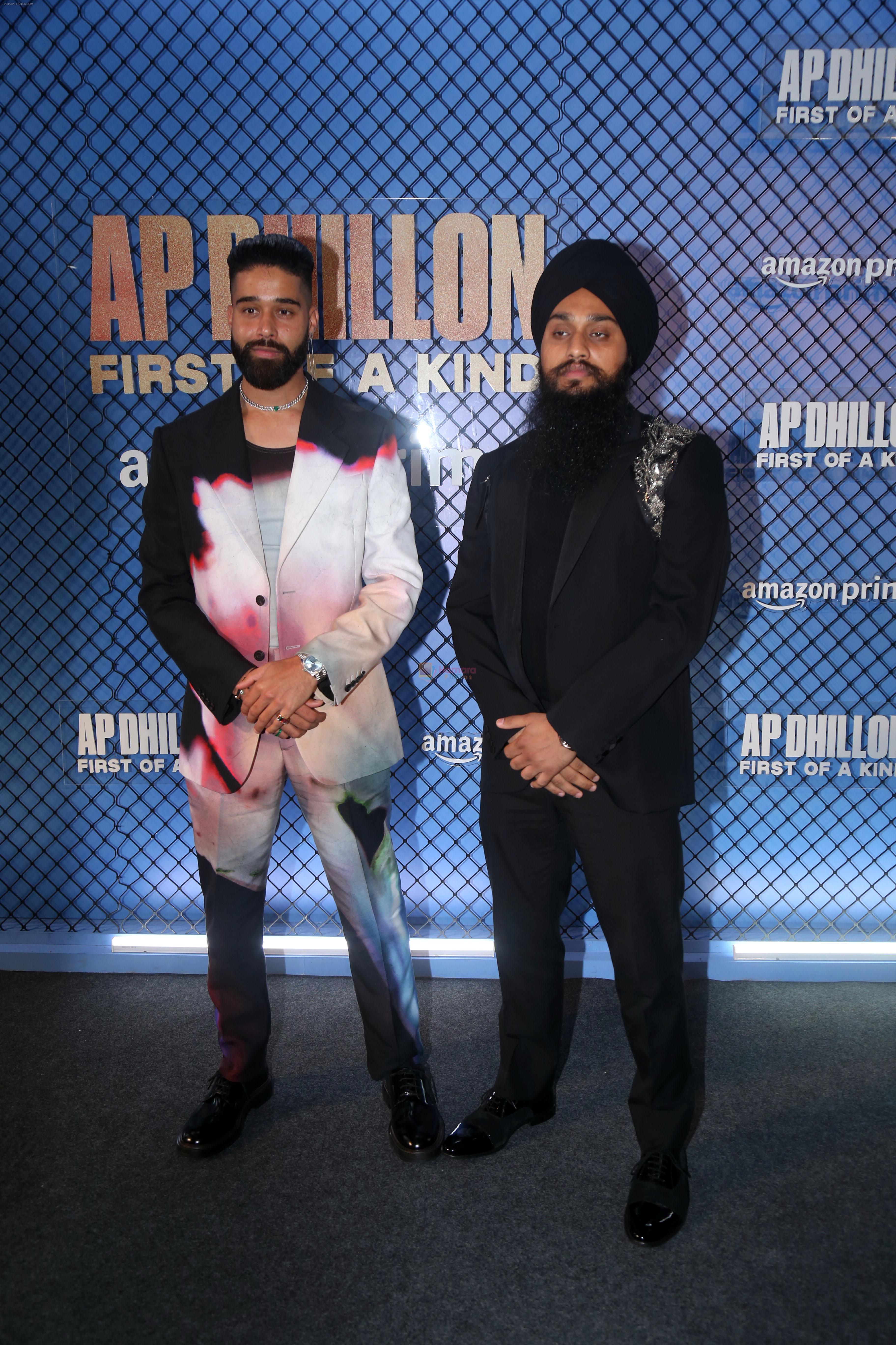 AP Dhillon, Shinda Kahlon at the premiere of Docuseries AP Dhillon- First Of A Kind on 16th August 2023